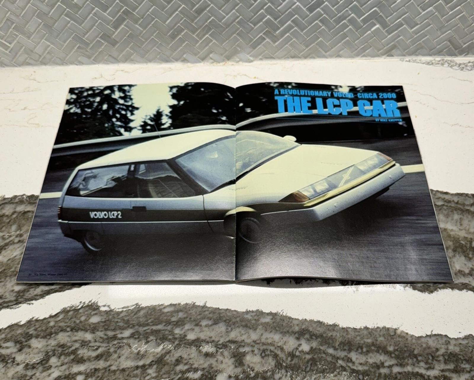 Designer VIA VOLVO Winter 1984 dealer brochure North America magazine Size ONE SIZE - 3 Thumbnail
