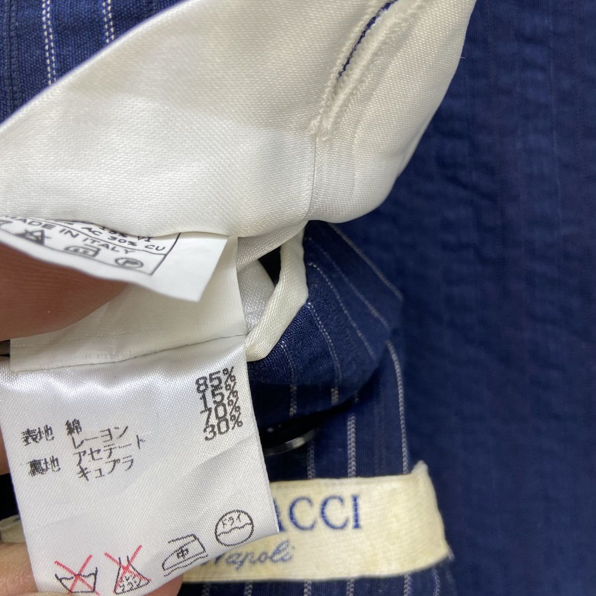 Other Italian Carracci Napoli Na Ggiacchetta Stripes Coat Blazer Size US M / EU 48-50 / 2 - 17 Thumbnail