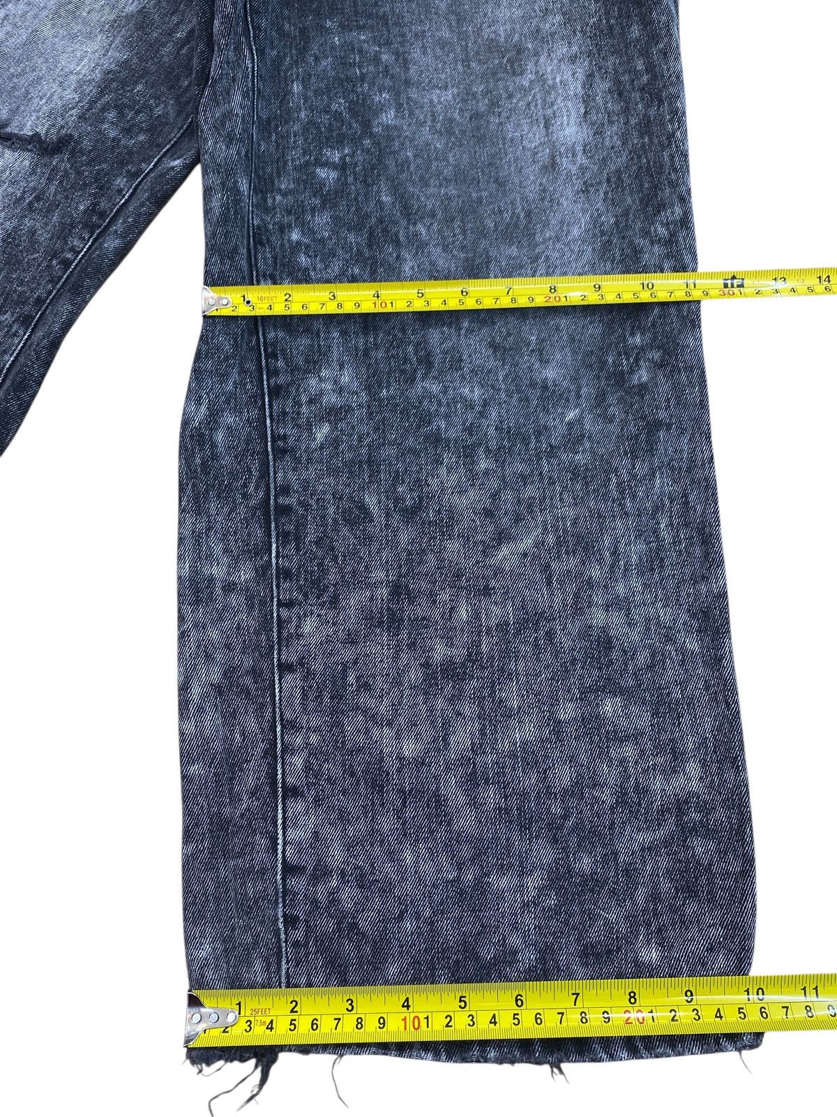 Japanese Brand Japanese Brand Acid Black Wash Style Baggy Jeans Size US 28 / EU 44 - 12 Thumbnail