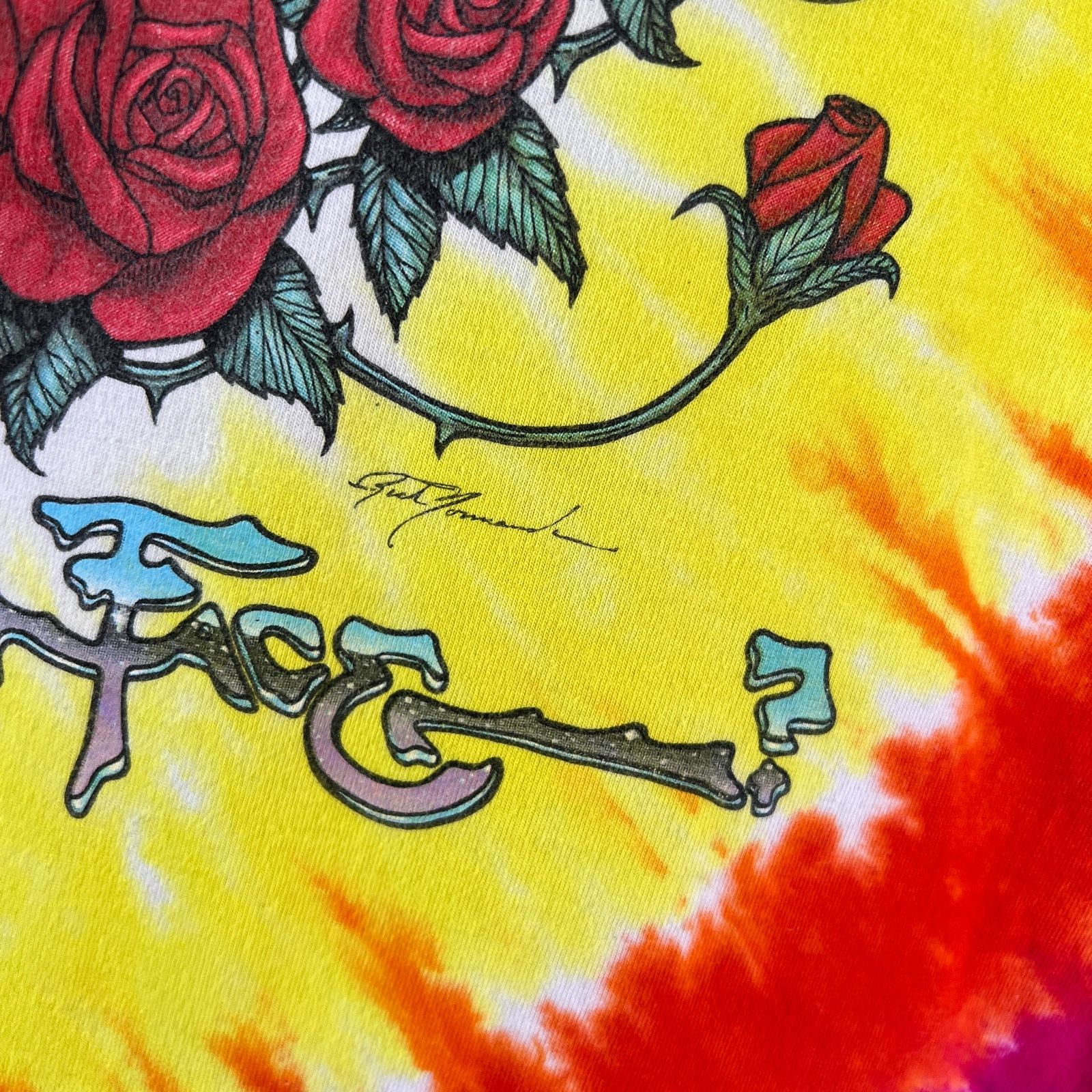 Vintage Vintage Grateful Dead Space Your Face Graphic Tie Dye Shirt Size US XXL / EU 58 / 5 - 4 Thumbnail