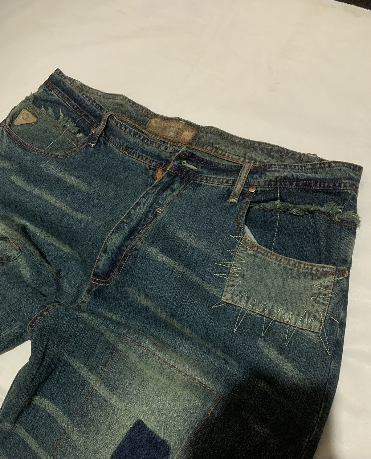 Akademiks Vintage Akademiks Multi Pocket Embroidered Baggy Y2K Jeans Size US 42 / EU 58 - 15 Thumbnail