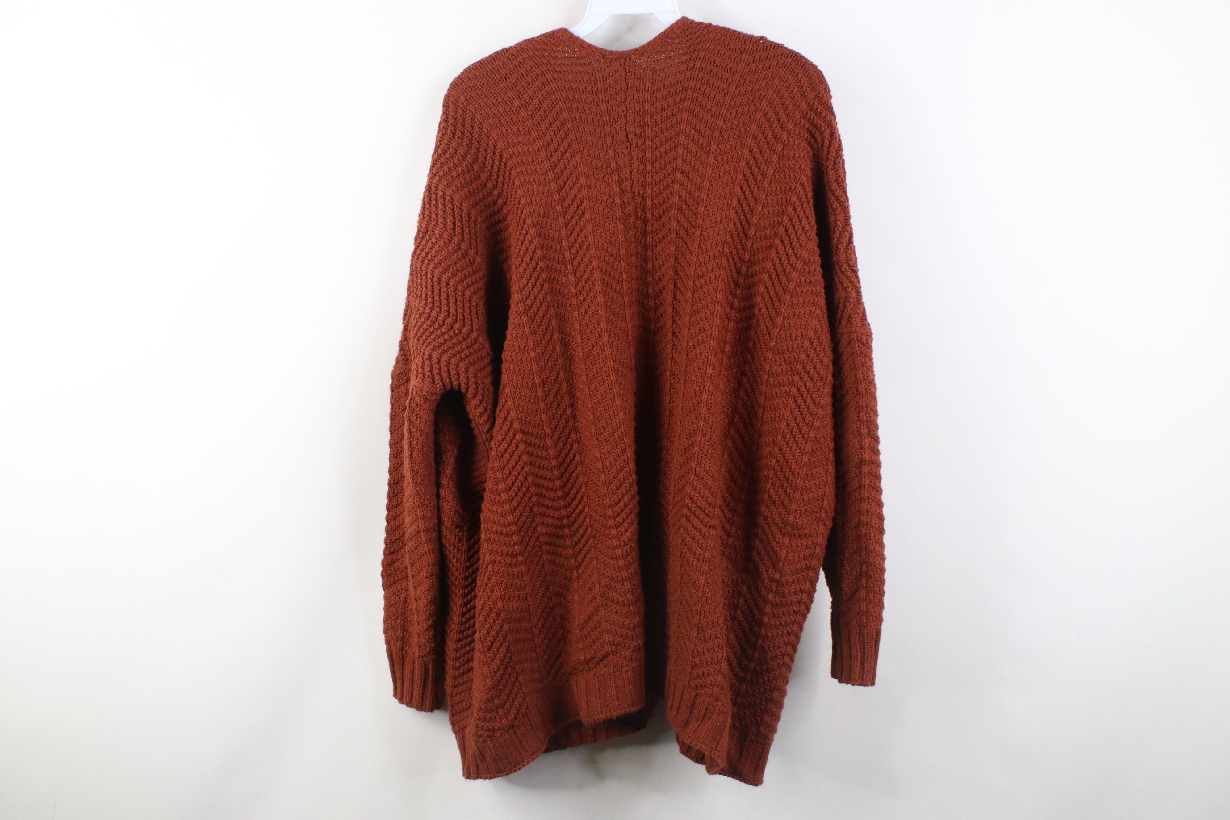 Vintage Anthropologie Moon & Madison Herringbone Knit Sweater Size S / US 4 / IT 40 - 9 Thumbnail