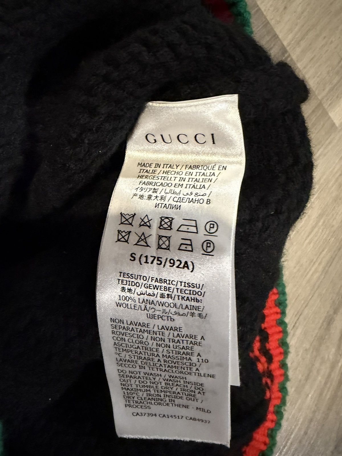 Gucci Gucci cable wool ‘striped logo’ knit sweater Size US S / EU 44-46 / 1 - 4 Thumbnail