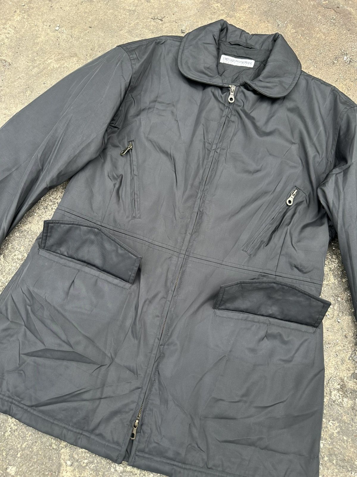Emporio Armani Emporio Armani - Vintage Utility Nylon Zip-Up Jacket Size US M / EU 48-50 / 2 - 3 Thumbnail