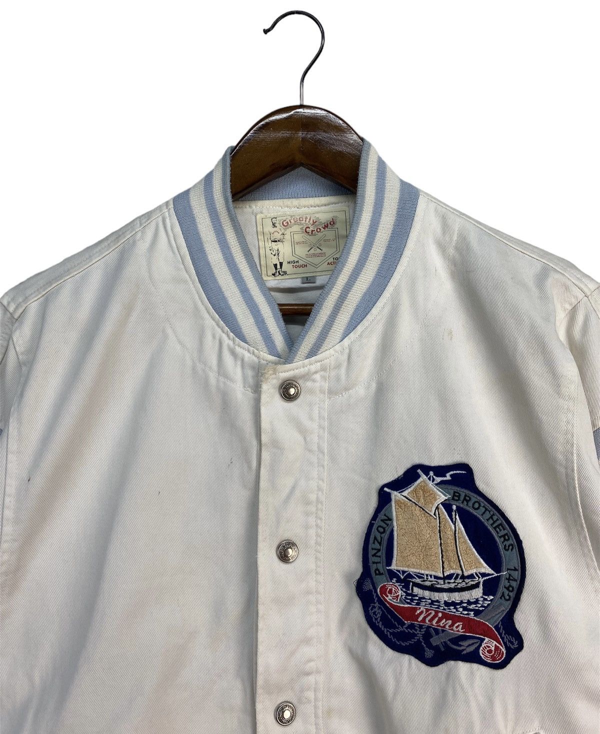 MLB Vintage Boston MLB Pinzon Brother Varsity Jacket Size US L / EU 52-54 / 3 - 2 Thumbnail