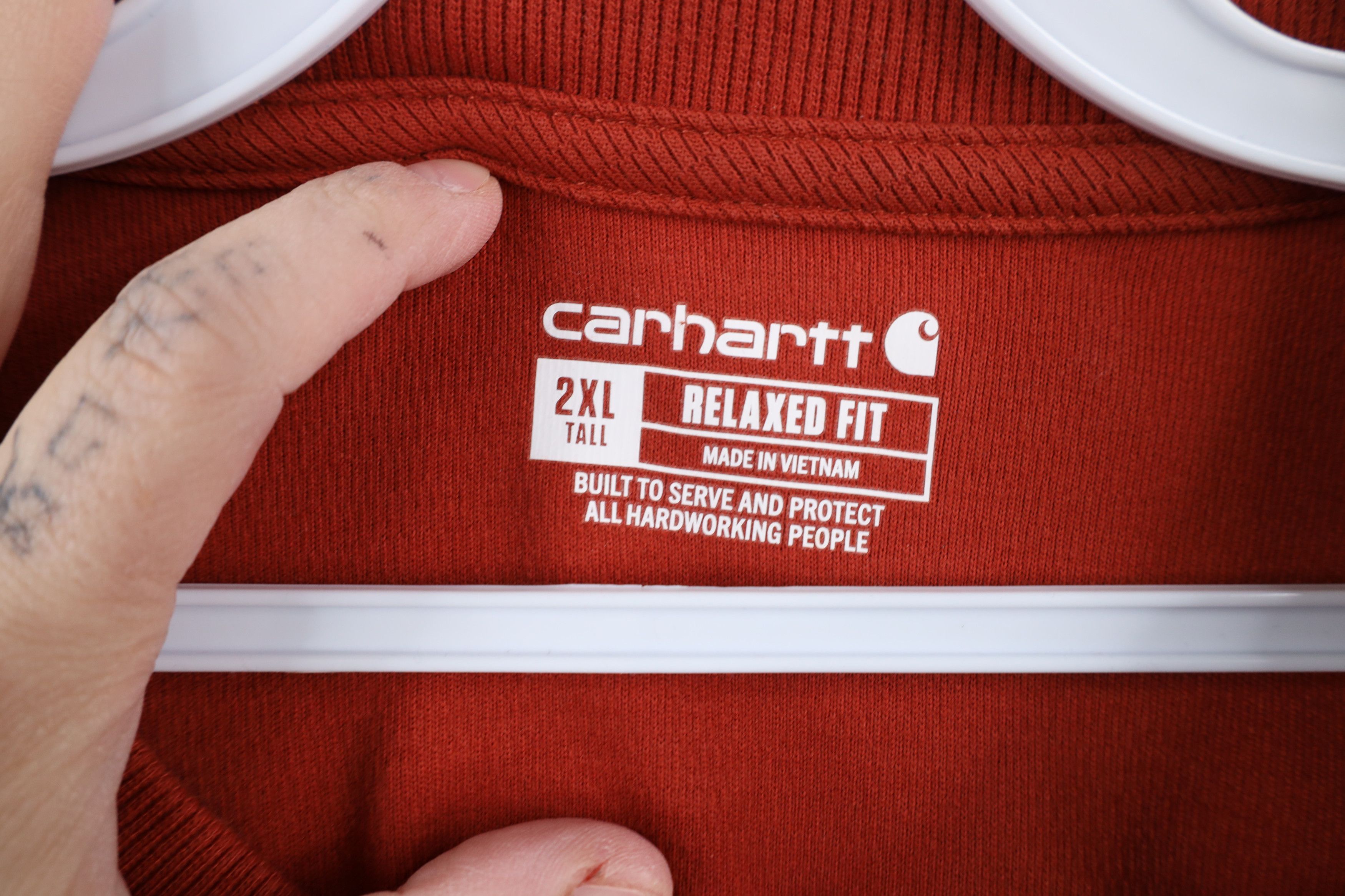 Carhartt × Vintage Carhartt Thermal Waffle Knit Snap Button Henley T-Shirt Size US XXL / EU 58 / 5 - 7 Thumbnail