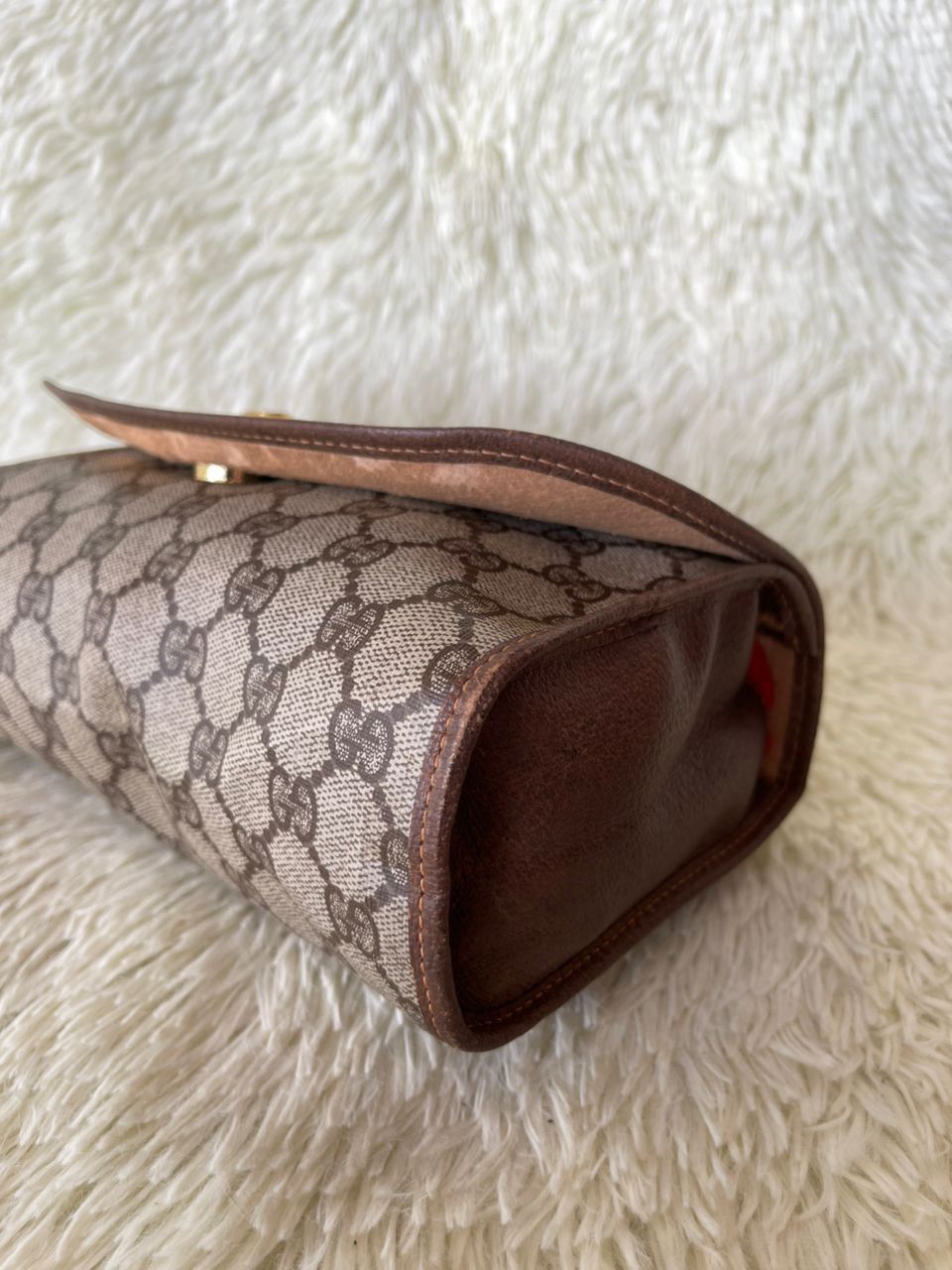 Gucci × Vintage Gucci GG Sherry Line Clutch Bag Size ONE SIZE - 15 Thumbnail