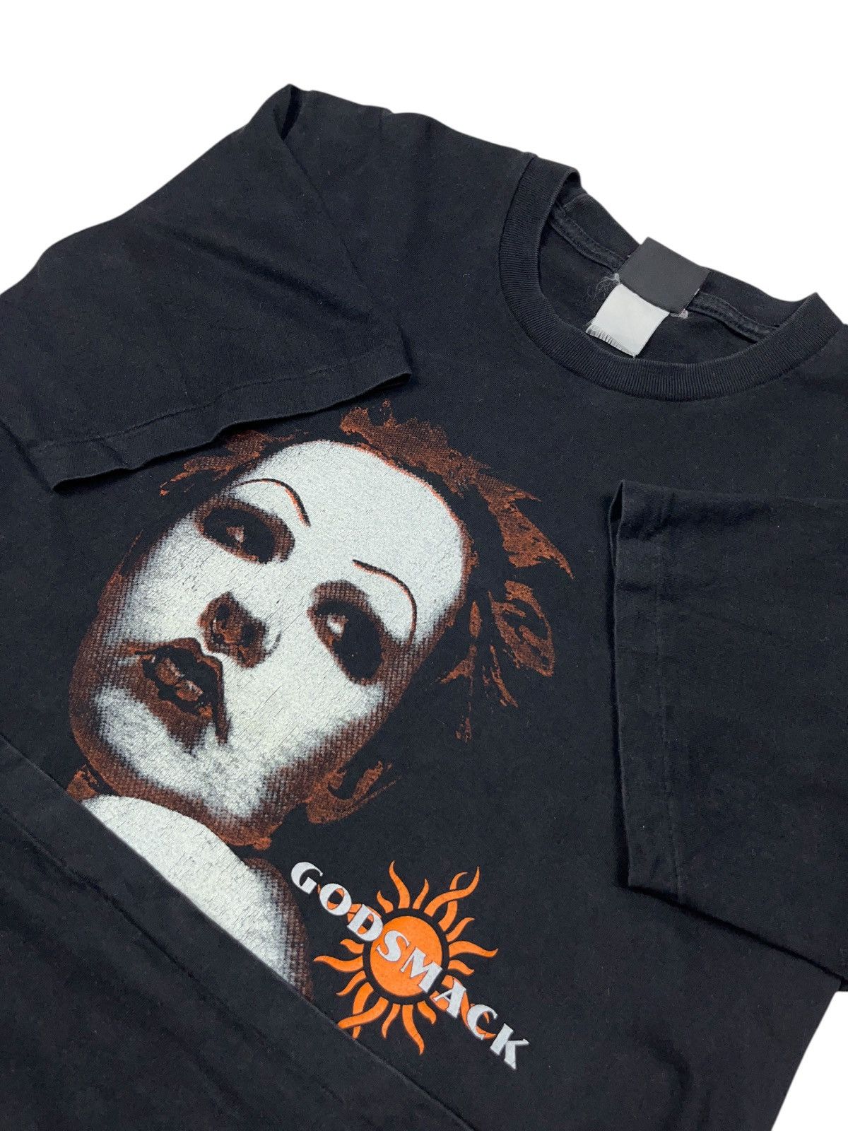 Band Tees Vintage 90s Godsmack Smack This! Goth Girl T-shirt Size US L / EU 52-54 / 3 - 8 Thumbnail