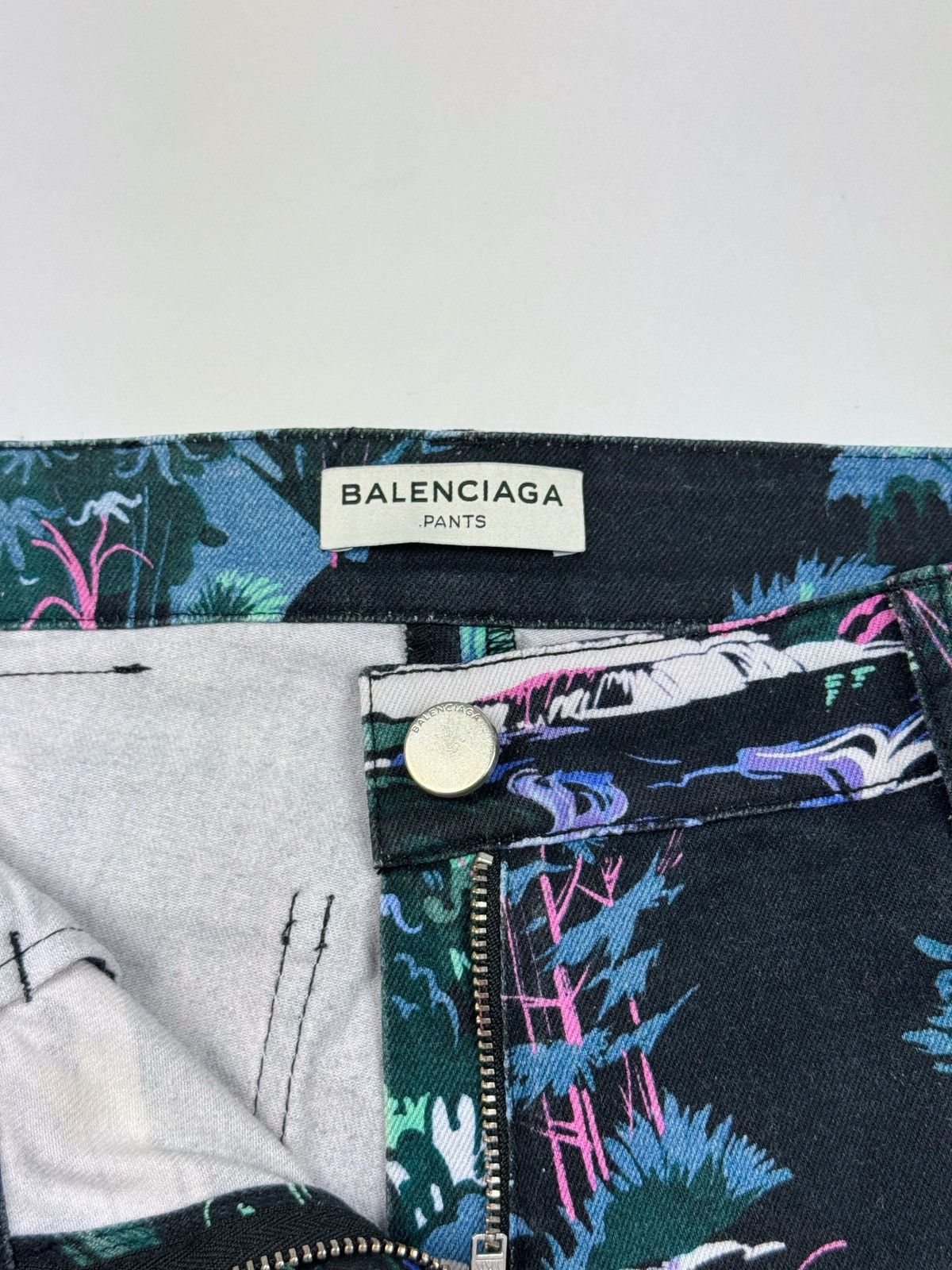 Balenciaga Balenciaga Forest Graphic Skinny Pants Size 26" / US 2 / IT 38 - 10 Thumbnail