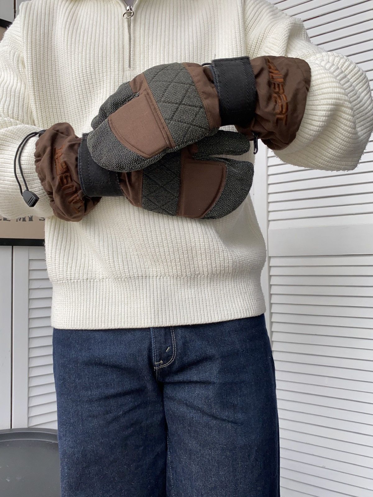 Vintage Vintage Cauberc Ninja Tabi Three Finger Turtle Gloves Ski Size ONE SIZE - 4 Thumbnail