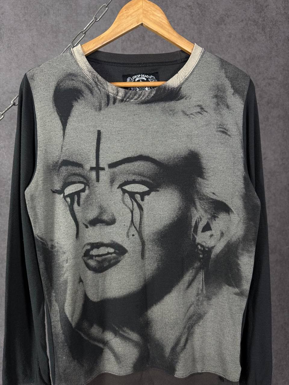 Drop Dead Clothing Drop Dead crazy longsleeve Size US S / EU 44-46 / 1 - 3 Thumbnail