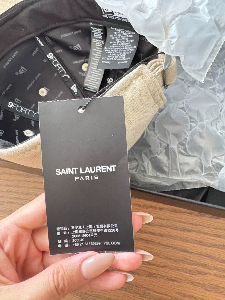 Saint Laurent Paris Saint Laurent Paris cap Size ONE SIZE - 5 Thumbnail