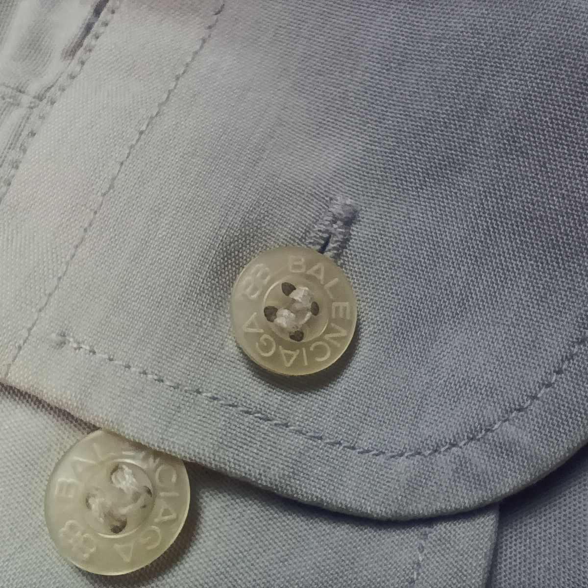 Balenciaga × Vintage 📦 Balenciaga Button Up Formal Shirt Size US L / EU 52-54 / 3 - 8 Thumbnail