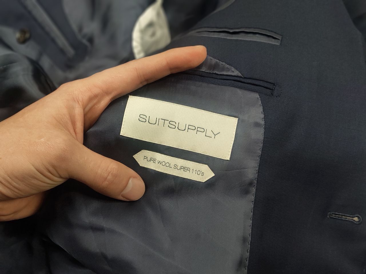 Suitsupply Suitsupply Design Lazio Pure wool Navy button Blazer Jacket Size US L / EU 52-54 / 3 - 14 Thumbnail