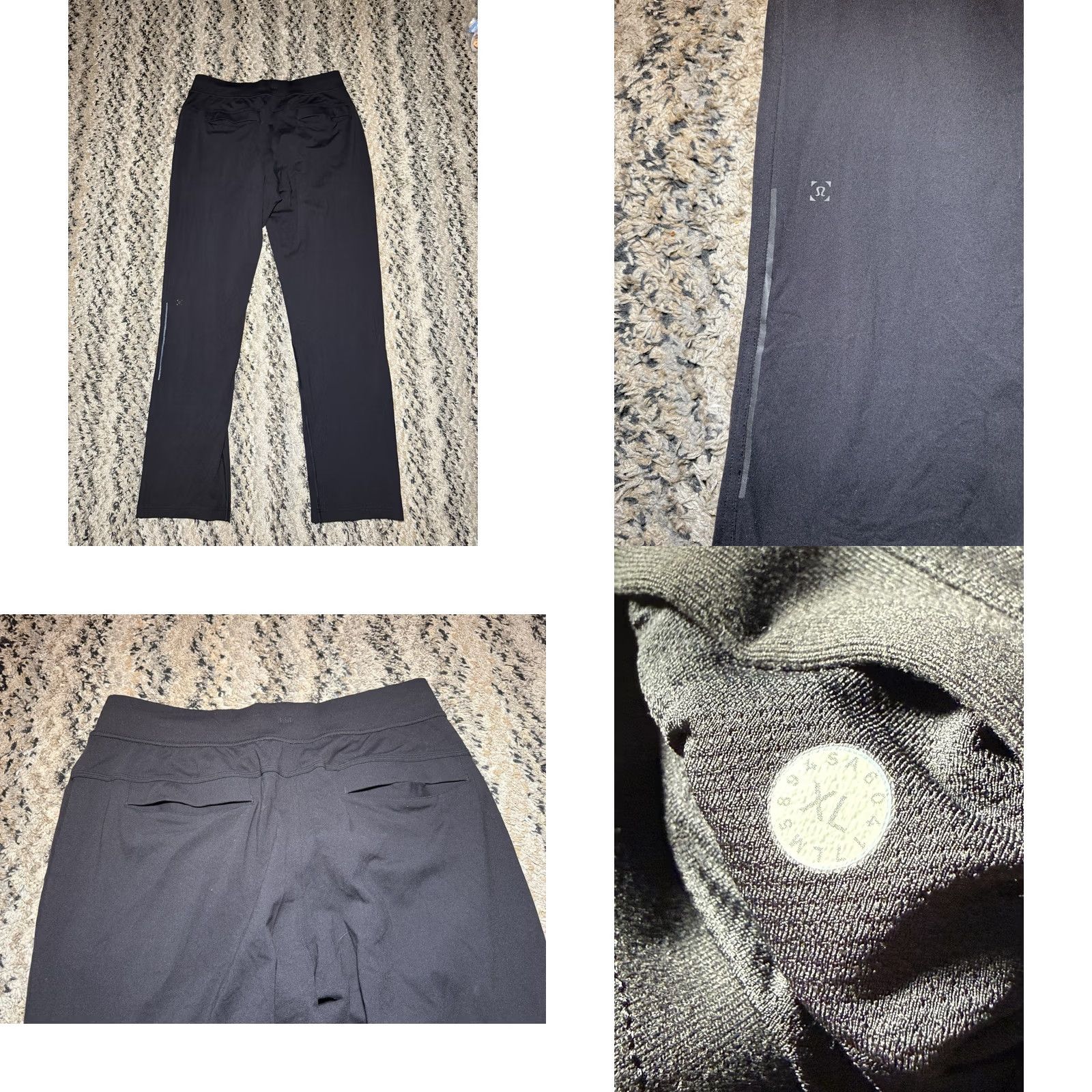 Lululemon Lululemon Mens Black Training Pants XL Workout Surge Straight Stretch Phantoms Pants Track Size US 36 / EU 52 - 8 Thumbnail