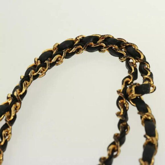 Chanel CHANEL Matelasse Chain Shoulder Bag Lamb Skin Black Size ONE SIZE - 3 Thumbnail