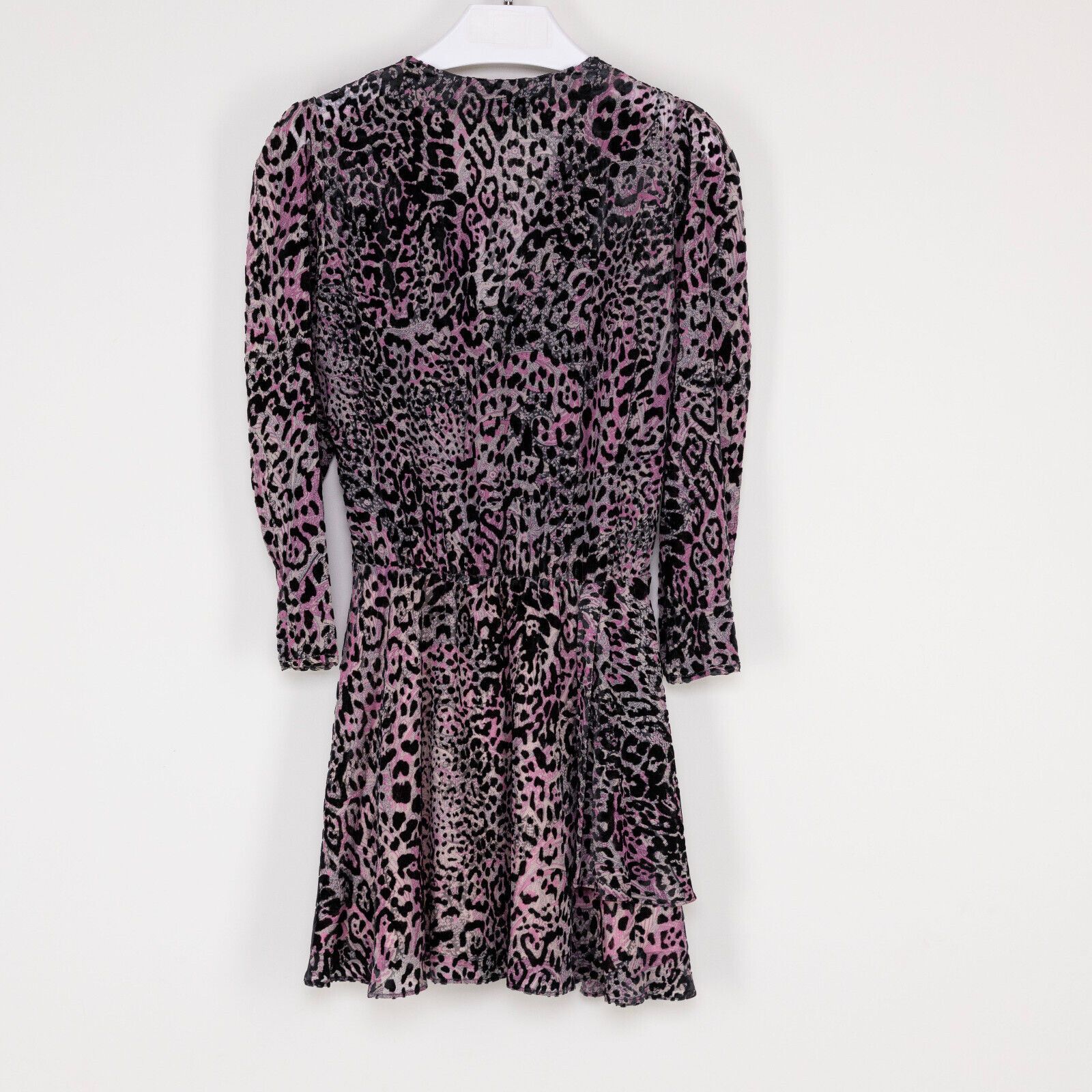 Zadig & Voltaire Zadig & Voltaire Rogers Leopard Velvet Devore Mini Dress Size M / US 6-8 / IT 42-44 - 4 Thumbnail
