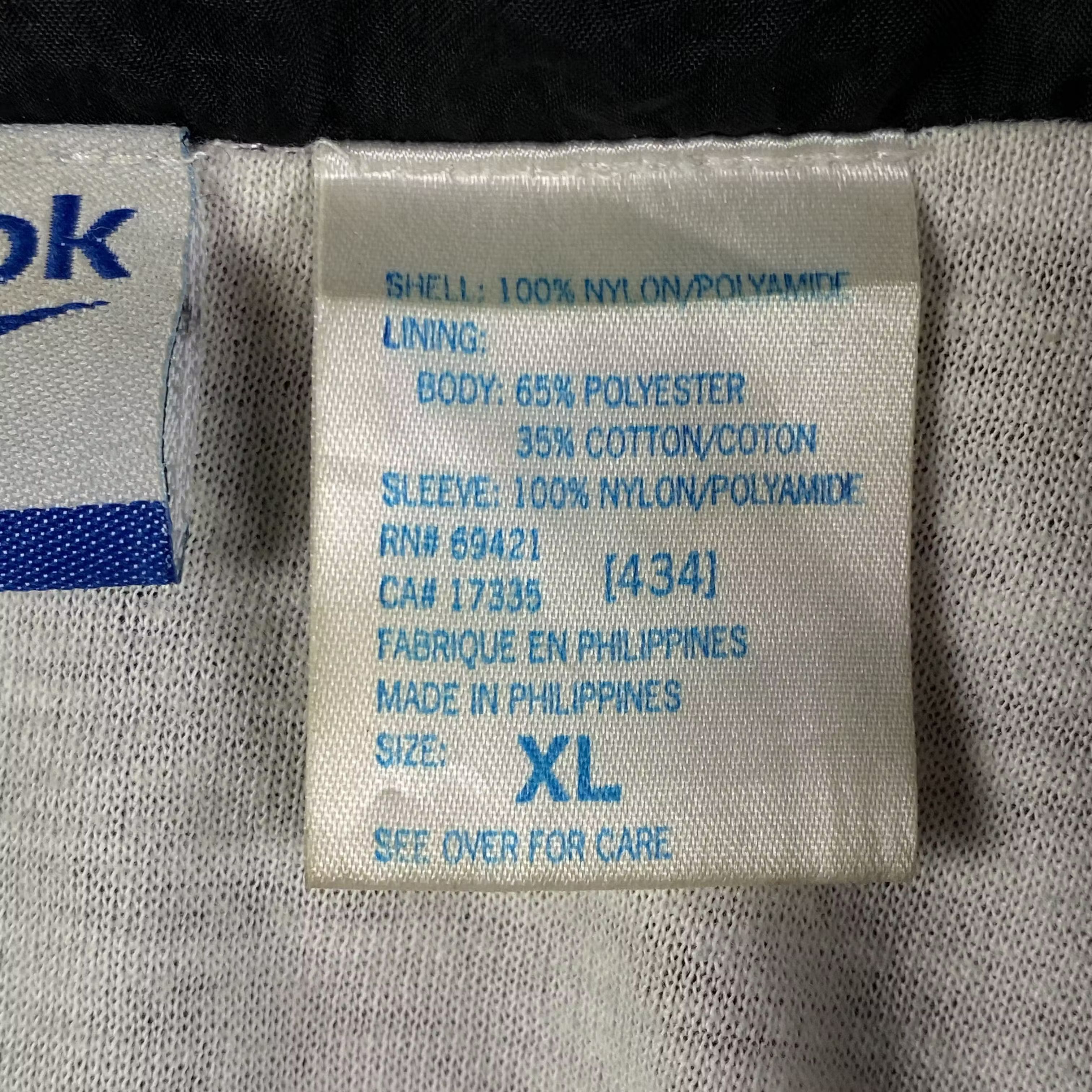 Reebok × Vintage Mens Bomber Jacket Reebok Vintage Size XL Size US XL / EU 56 / 4 - 9 Thumbnail