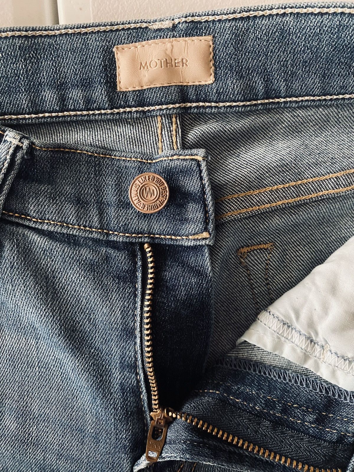 MOTHER Mother Denim The Rascal Ankle Wild! Wash Distressed 5 pkt 24 Size 24" / US 00 / IT 34 - 9 Thumbnail