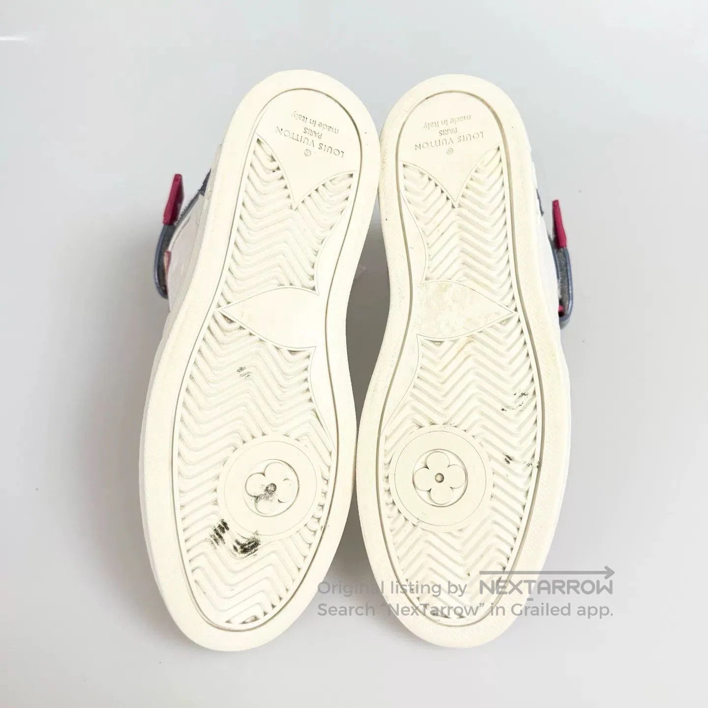 Louis Vuitton Louis Vuitton Blue Pink High Top Sneakers. Size US 5.5 / IT 35.5 - 6 Thumbnail