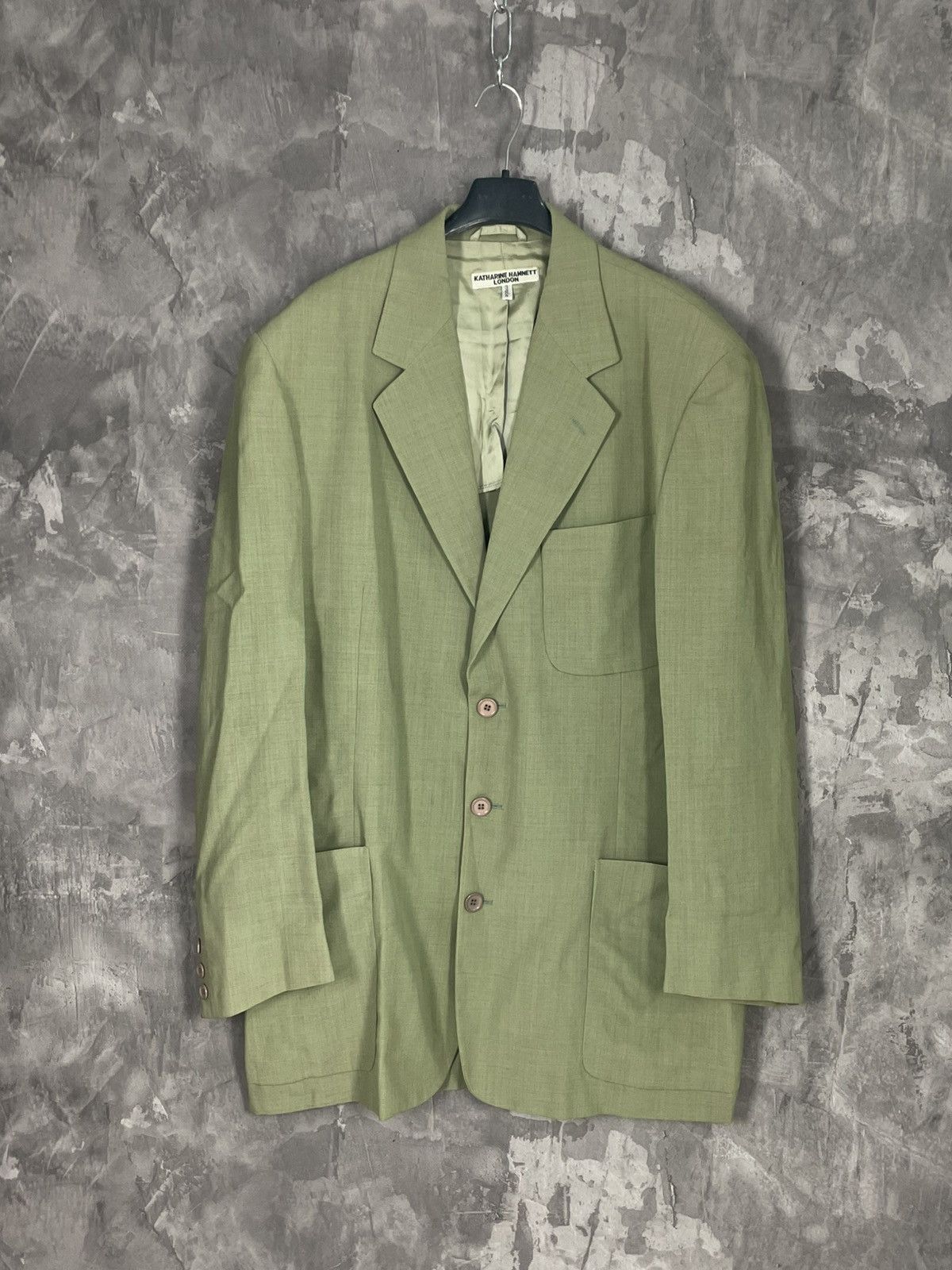 Katharine Hamnett London Katharine Hamnett London Luxury Wool Blazer Size US L / EU 52-54 / 3 - 1 Thumbnail