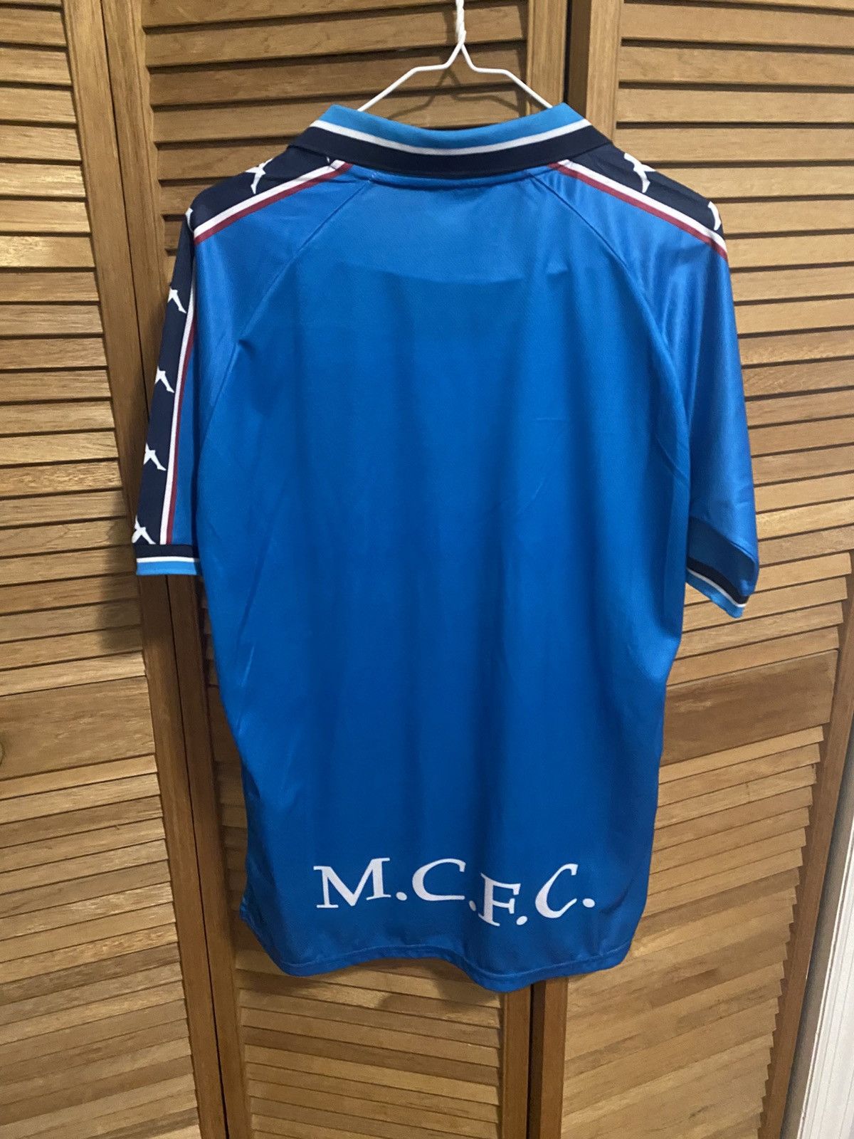 Kappa Manchester city 1998 retro kit replica Size US S / EU 44-46 / 1 - 2 Thumbnail
