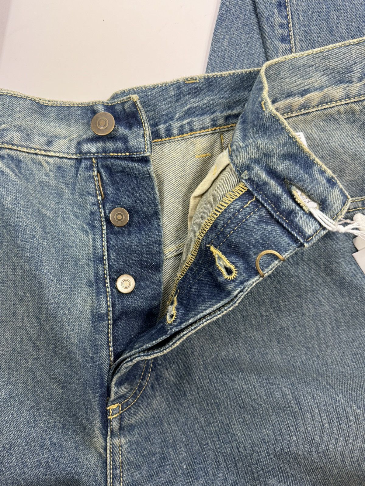 Maison Margiela PANELLED STRAIGHT LEG BAGGY JEANS Size US 34 / EU 50 - 6 Thumbnail