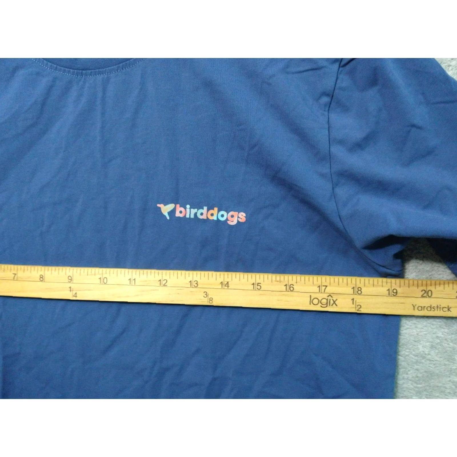 Vintage Birddogs Shirt Mens Medium Blue Graphic Print Short Sleeve Crew Neck Logo Size US M / EU 48-50 / 2 - 4 Thumbnail
