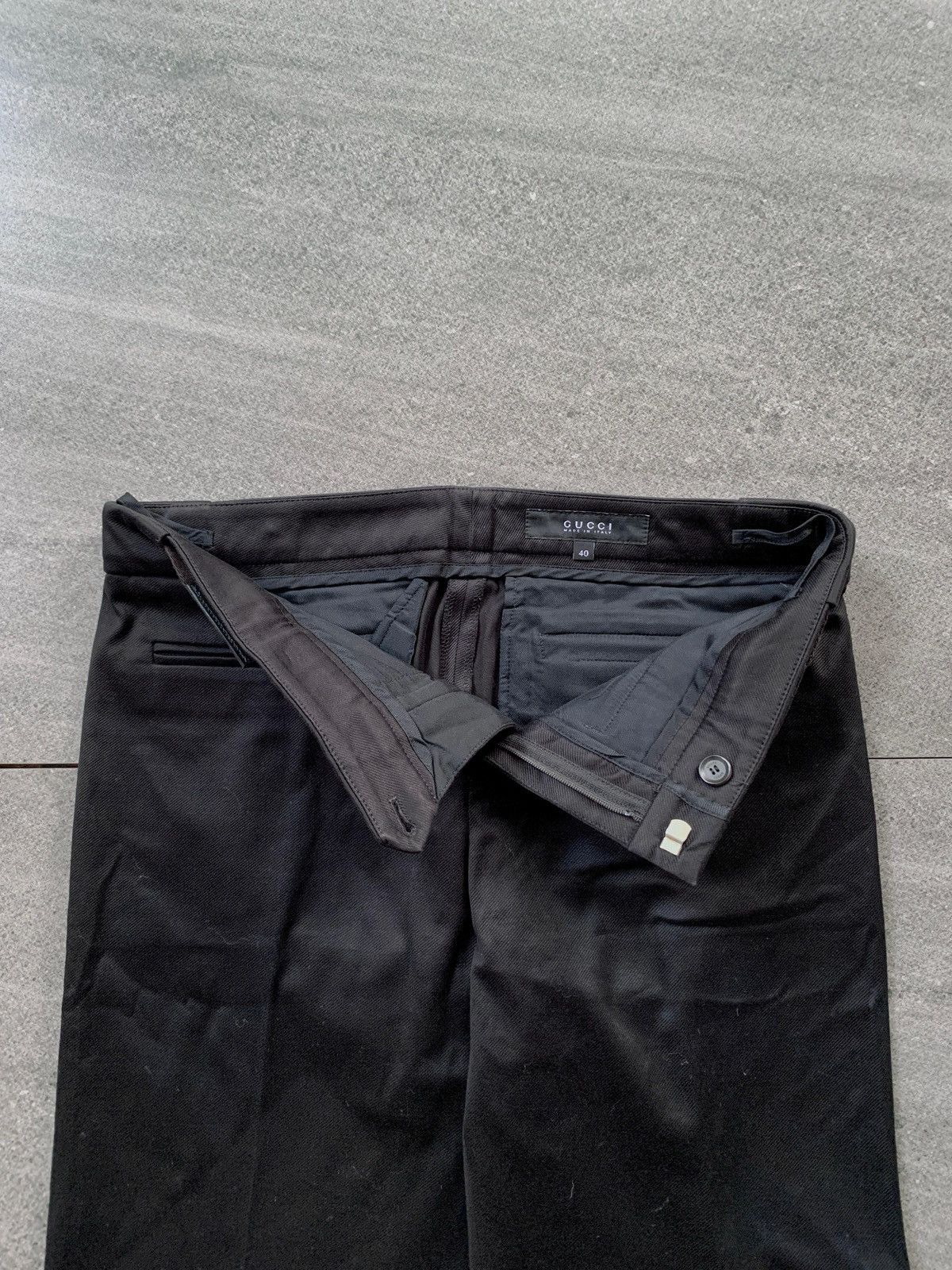 Gucci FREE TAX! Flared Belted Trousers By Gianni Frida Size US 31 - 4 Thumbnail