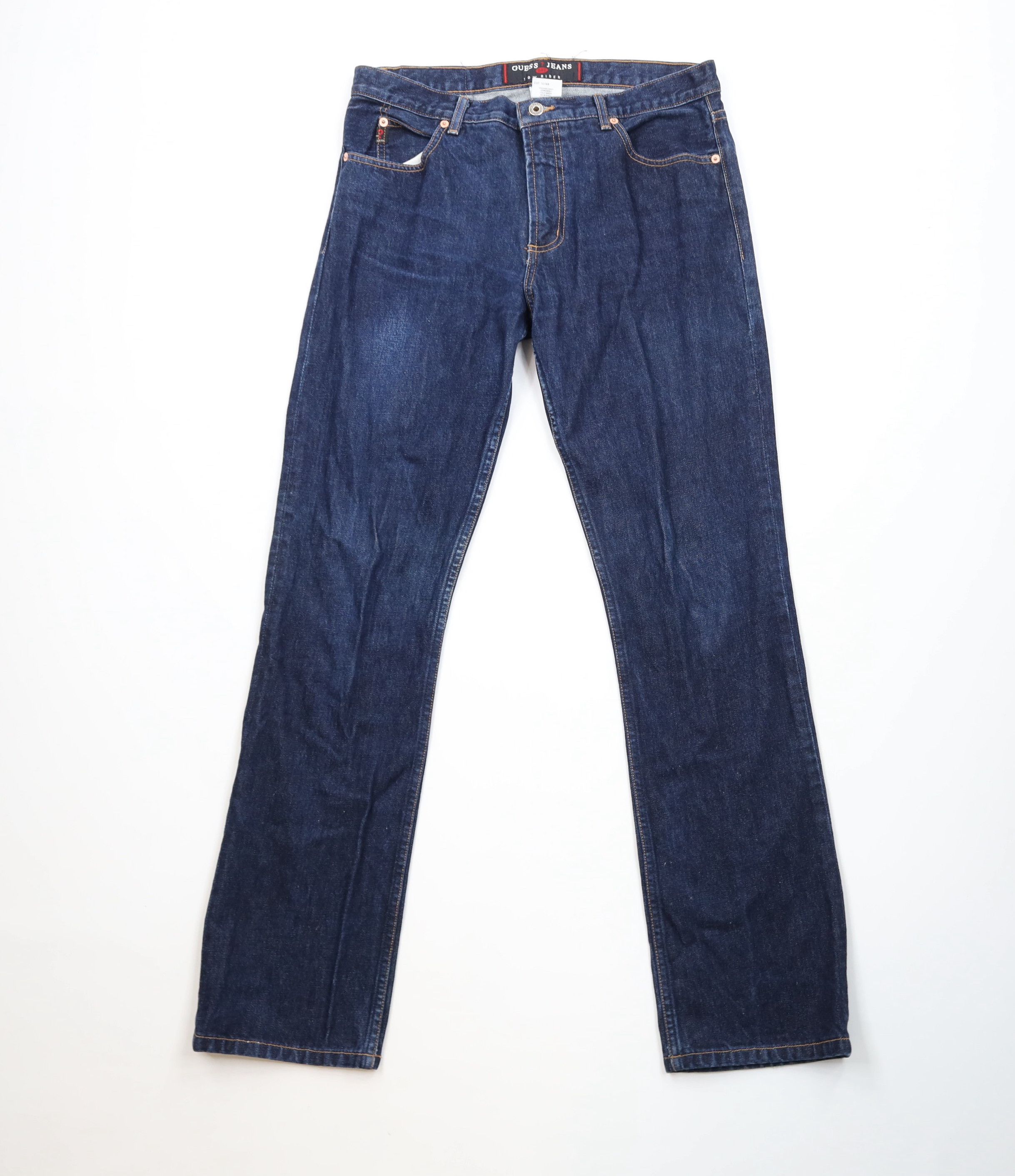 Guess Vintage 90s Guess Low Rider Straight Leg Denim Jeans USA Size US 31 - 1 Thumbnail