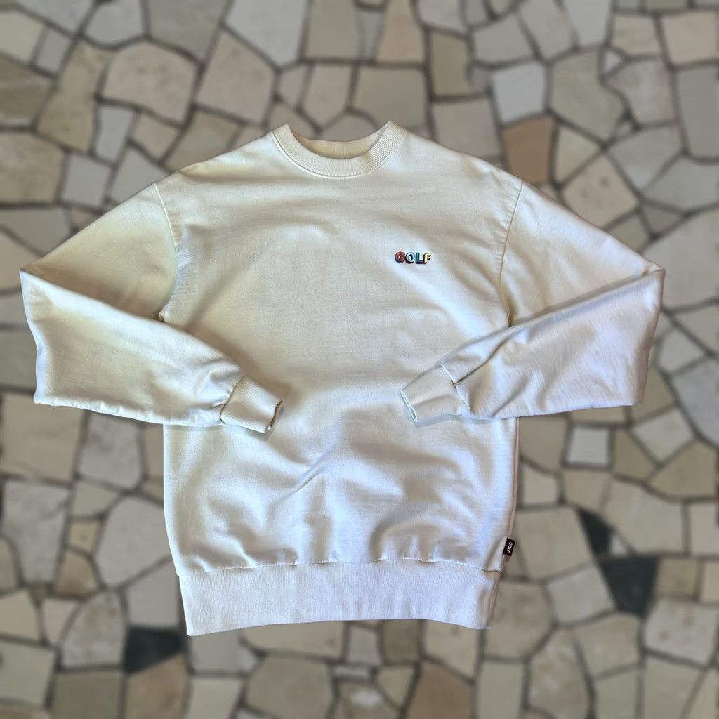 Golf Wang Golf Wang Shirt Mens XS Light Yellow Crewneck Sweatshirt Canary Stain Men Size US XS / EU 42 / 0 - 1 Thumbnail