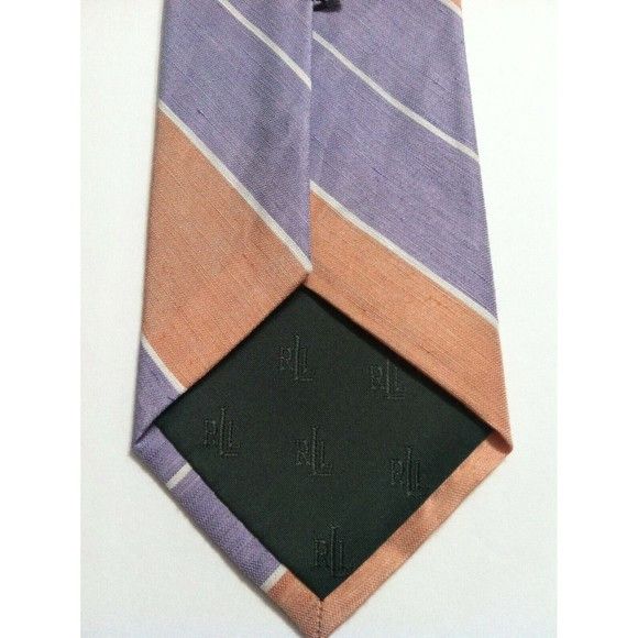 Ralph Lauren RALPH LAUREN MENS NEW 67%LINEN 33%SILK TIE WIDTH:3 1/4" Size ONE SIZE - 3 Thumbnail