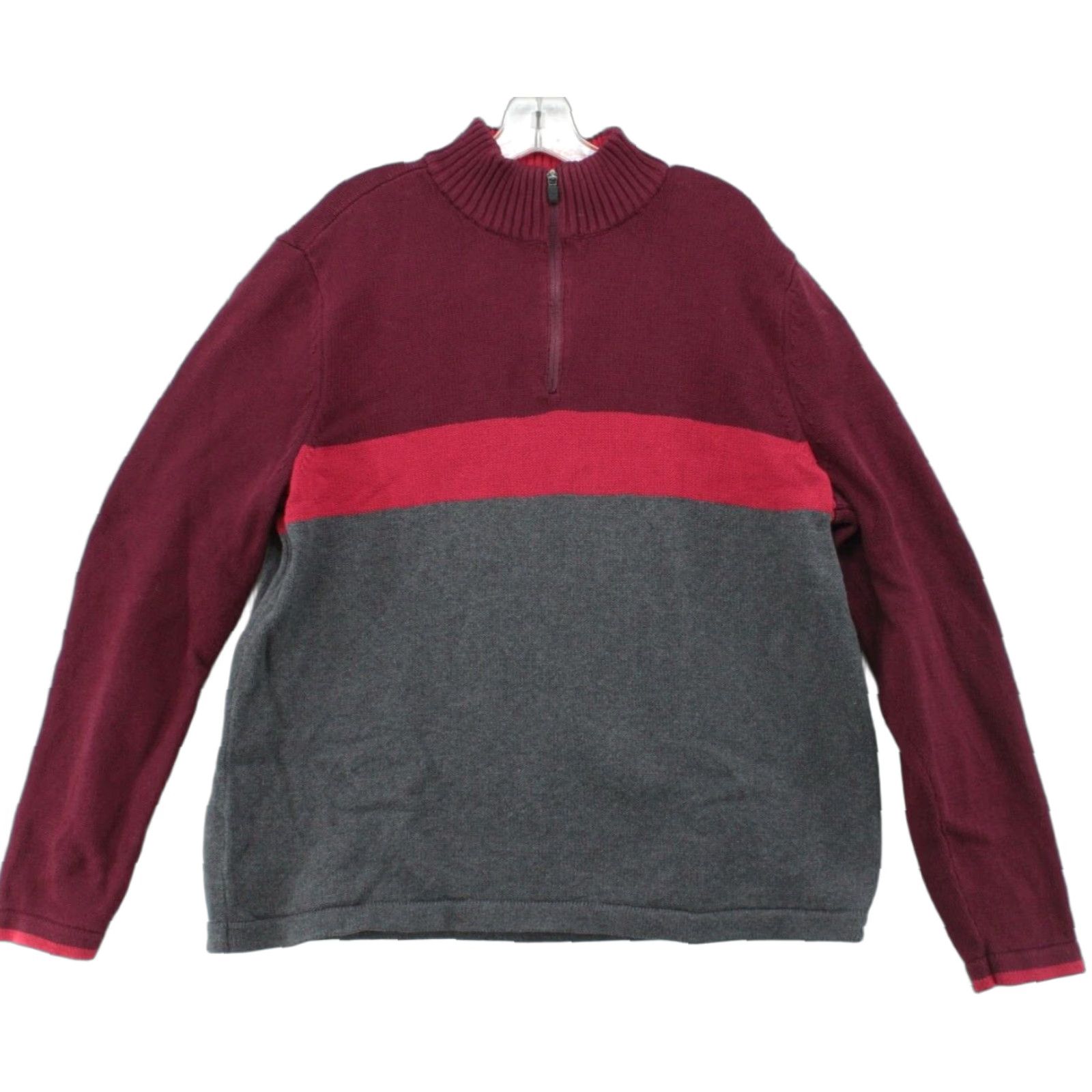 Eddie Bauer Eddie Bauer Sweater Men's XL Multicolor Color Block Quarter Zip Long Sleeve Cozy Size US XL / EU 56 / 4 - 1 Thumbnail