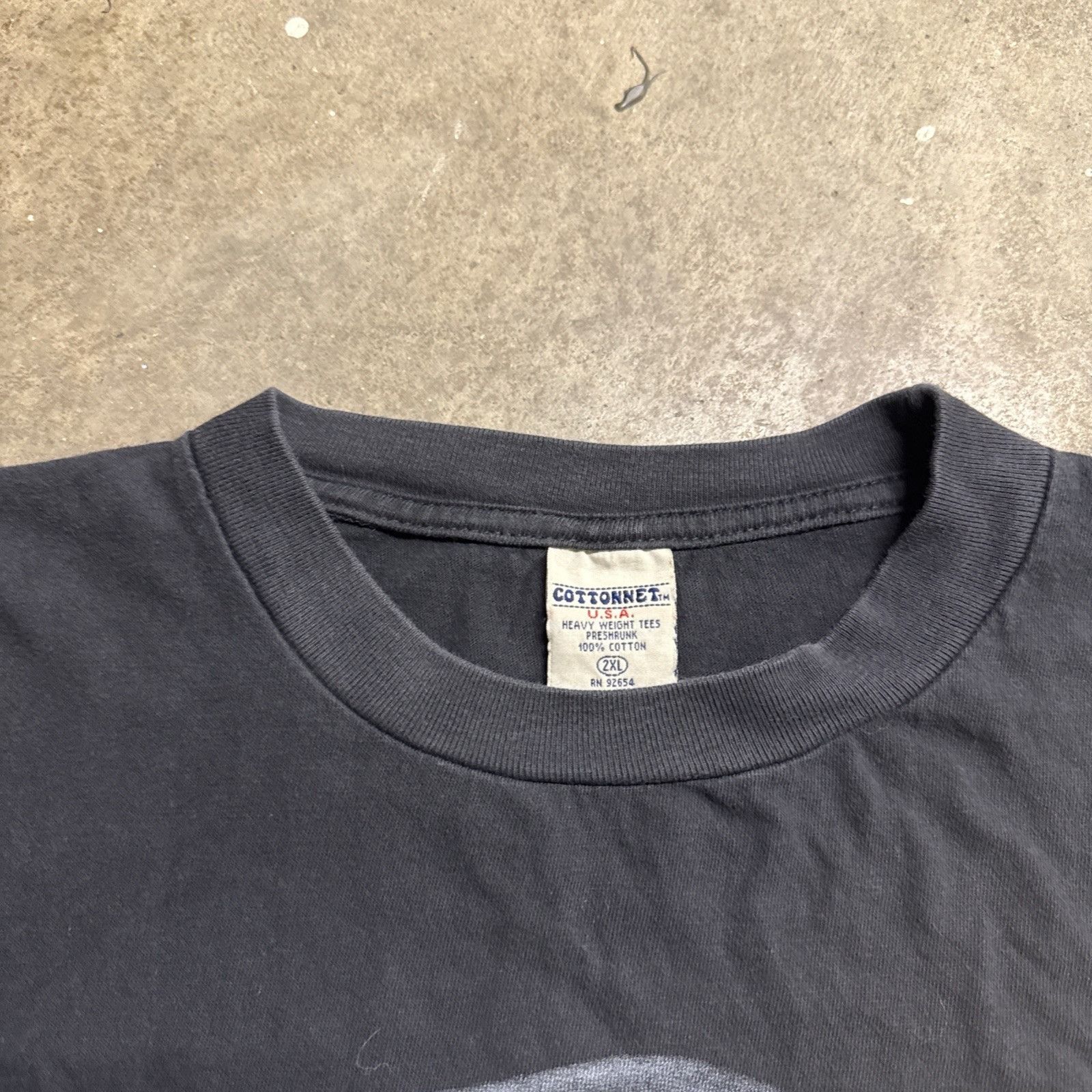 Rap Tees Vintage Biggie Smalls Shirt Mens 2XL Black 90s Rap Tee Tupac Size US XXL / EU 58 / 5 - 3 Thumbnail