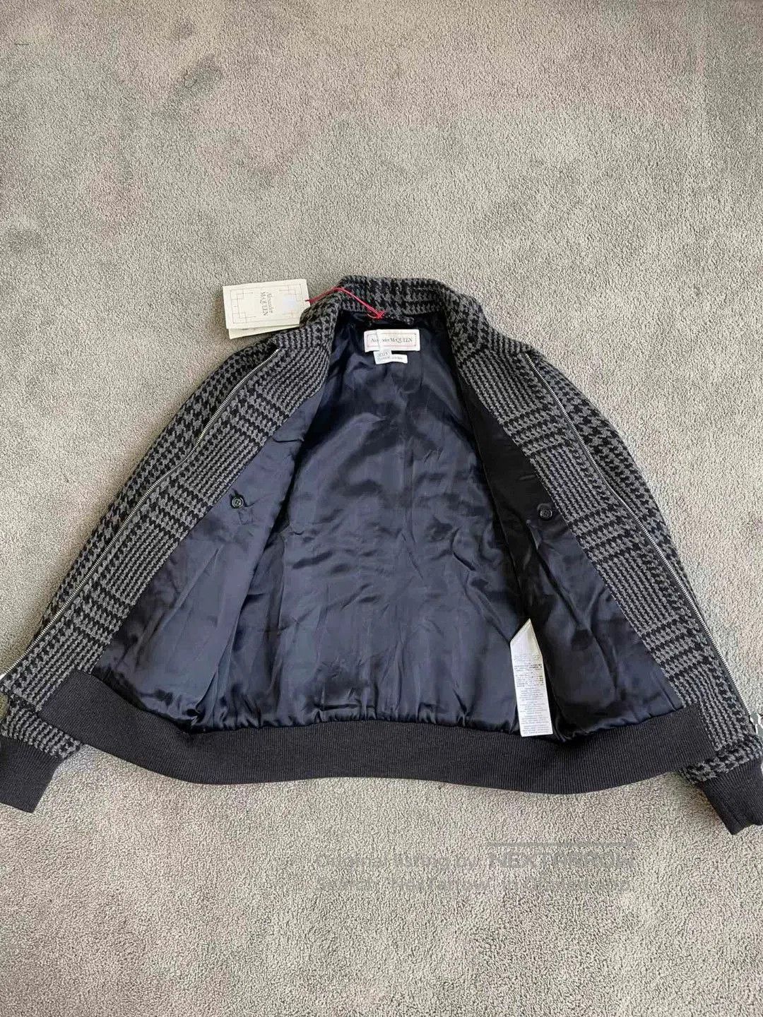 Alexander McQueen wool blend checkered jacket. Size US M / EU 48-50 / 2 - 8 Thumbnail