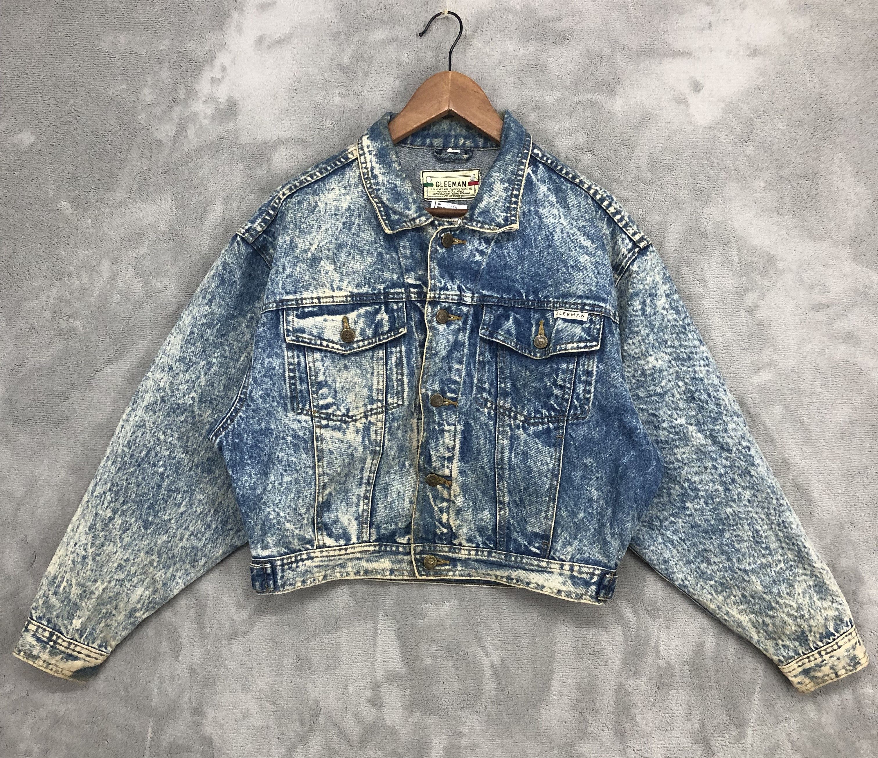 Vintage Gleeman Faded Rusty Denim Jacket