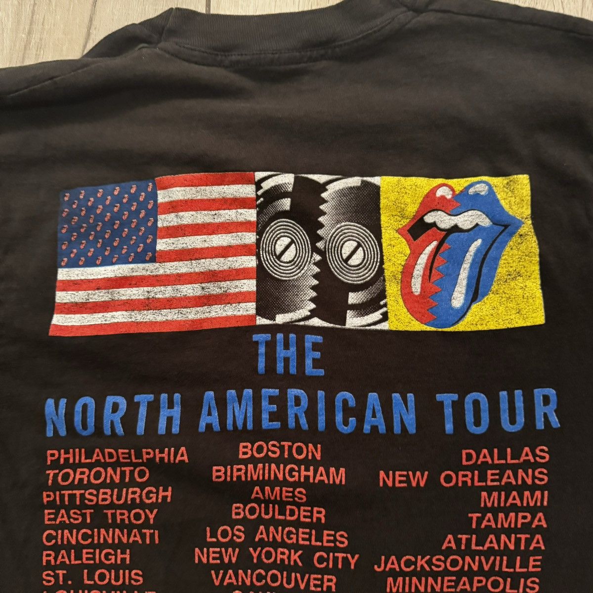 Band Tees × Nike × Stussy Crazy Vintage 1989 Distressed Rolling Stones Band Tour Tee Size M / US 6-8 / IT 42-44 - 18 Thumbnail