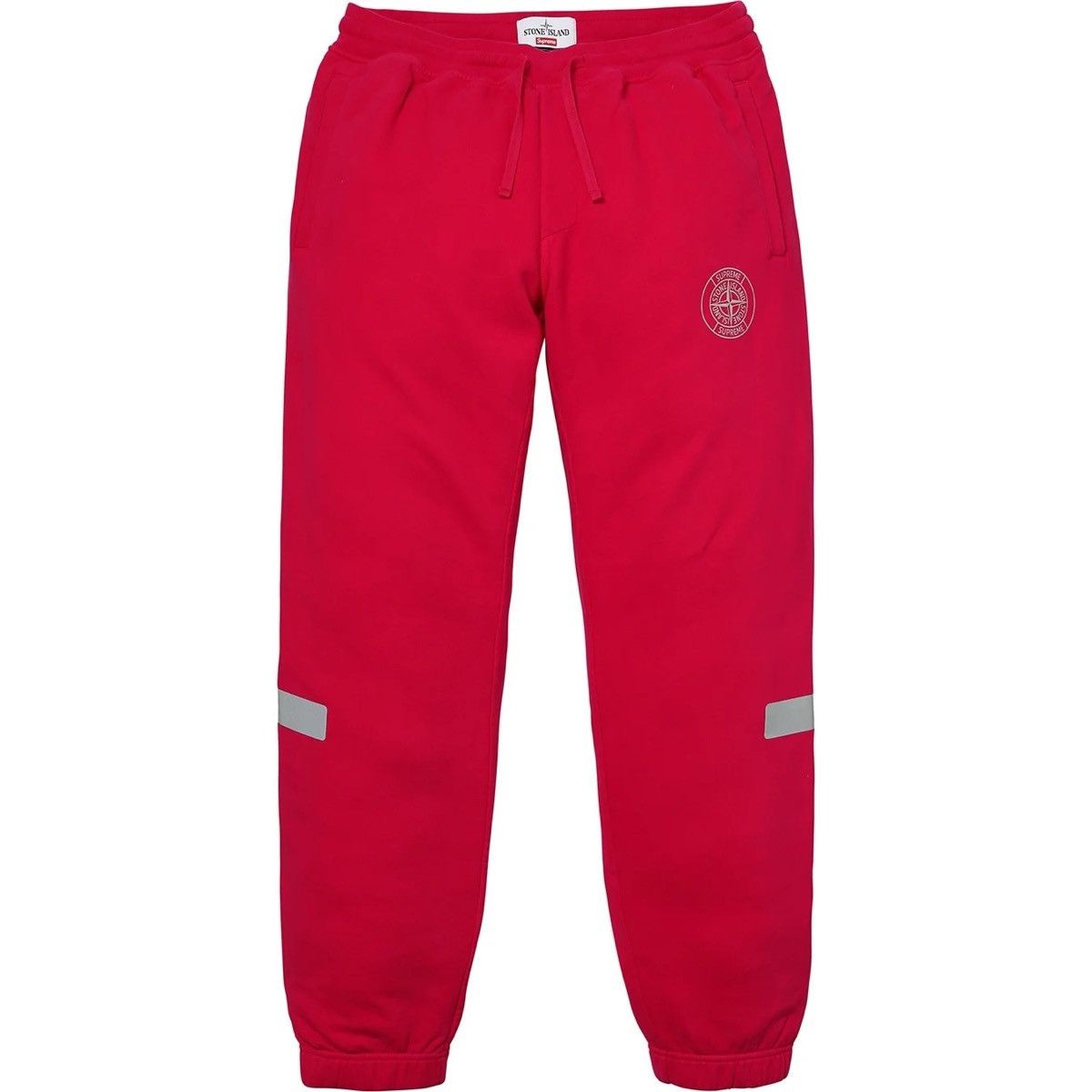 Stone Island × Supreme Used FW17 Supreme Stone Island Sweatpants Size L Magenta Size US 34 / EU 50 - 12 Thumbnail
