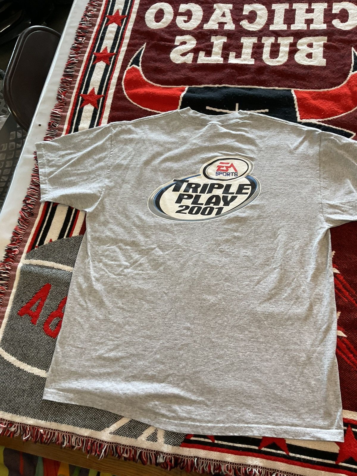 Vintage Vintage ea sports triple play shirt 2001 Size US XL / EU 56 / 4 - 1 Thumbnail