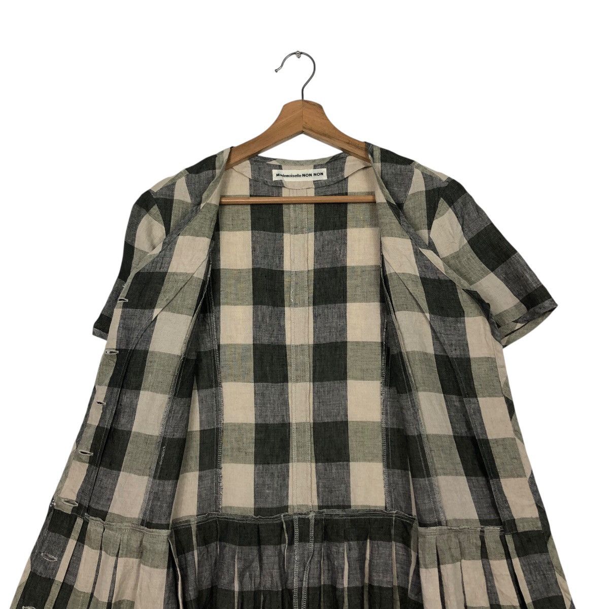 Issey Miyake 📌Vintage Gowns Mademoiselle Non Non Tartan Design Size M / US 6-8 / IT 42-44 - 20 Thumbnail