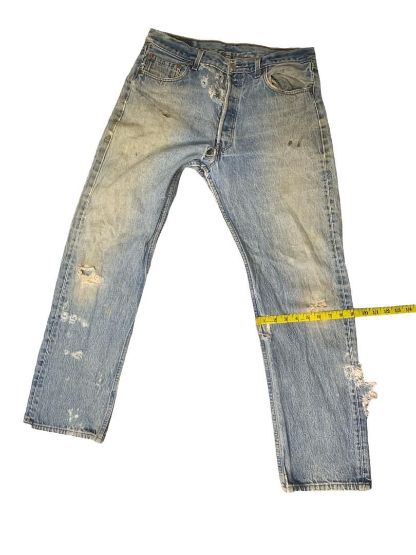 Levi's Vintage Clothing Vintage Levi’s 501 Distressed Denim Size US 34 / EU 50 - 11 Thumbnail