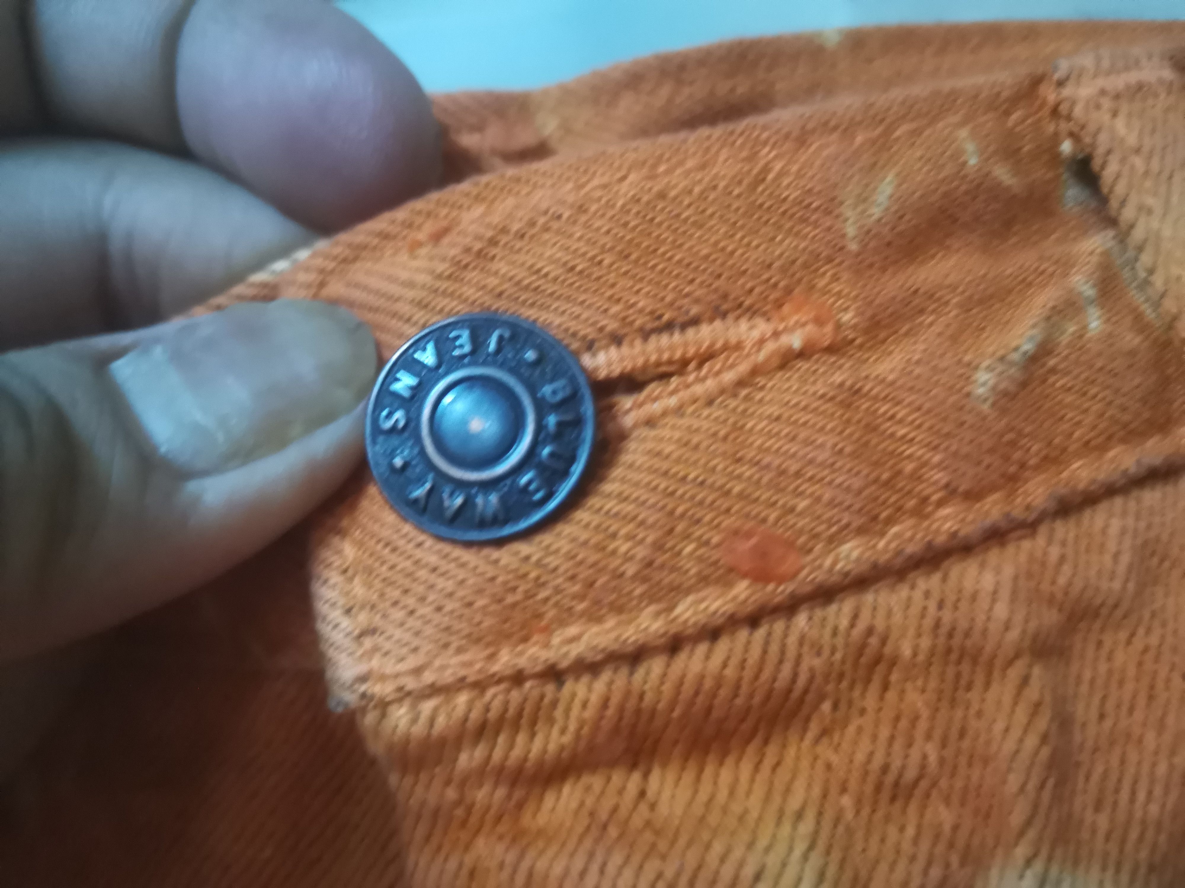 Japanese Brand Blue Way denim nice design top Japanese designer brand Size US 33 - 7 Thumbnail