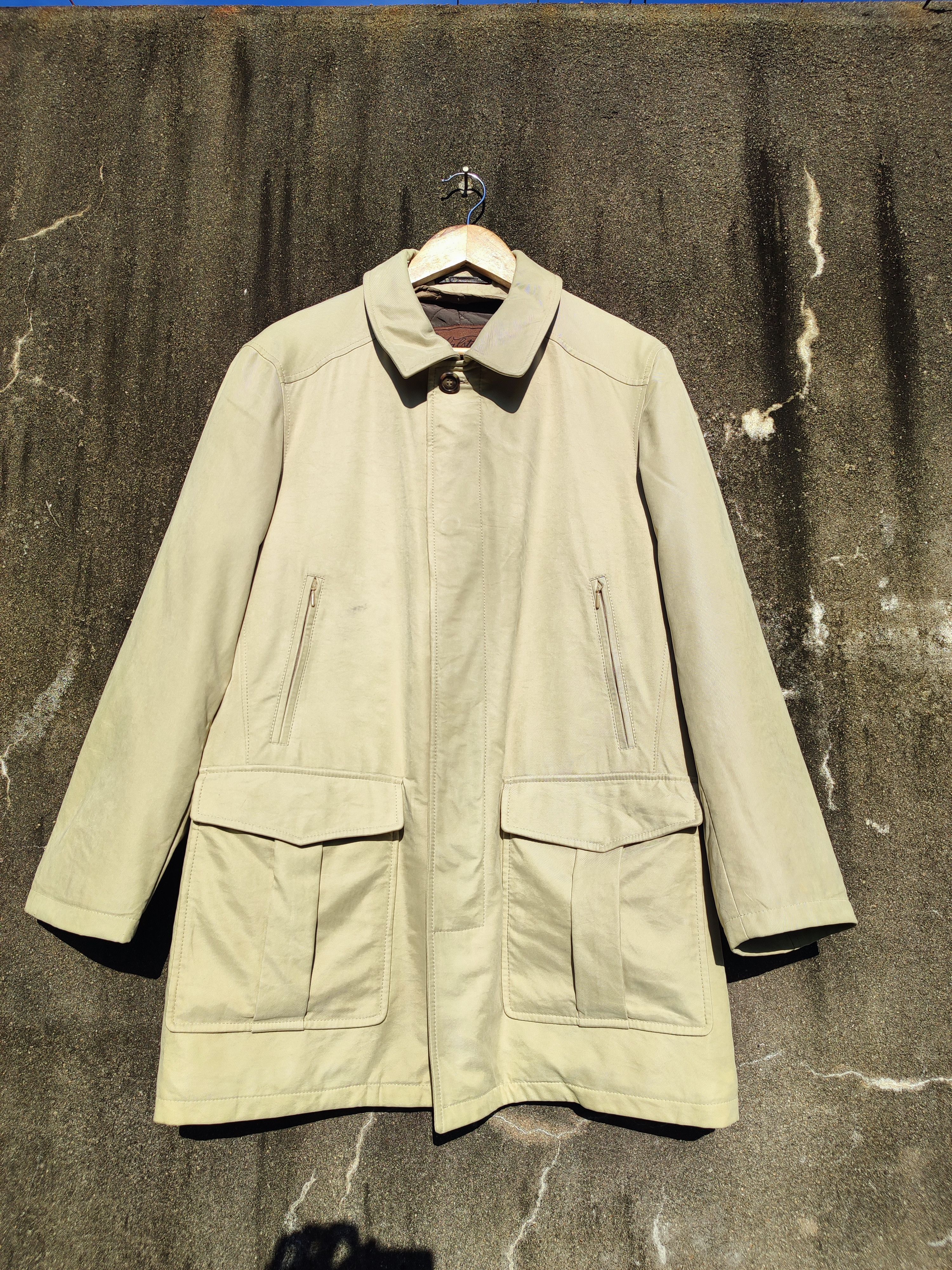 Valstar Valstar Milano Beige Field Jacket - Size 50 (Made in Italy) Size US L / EU 52-54 / 3 - 2 Thumbnail