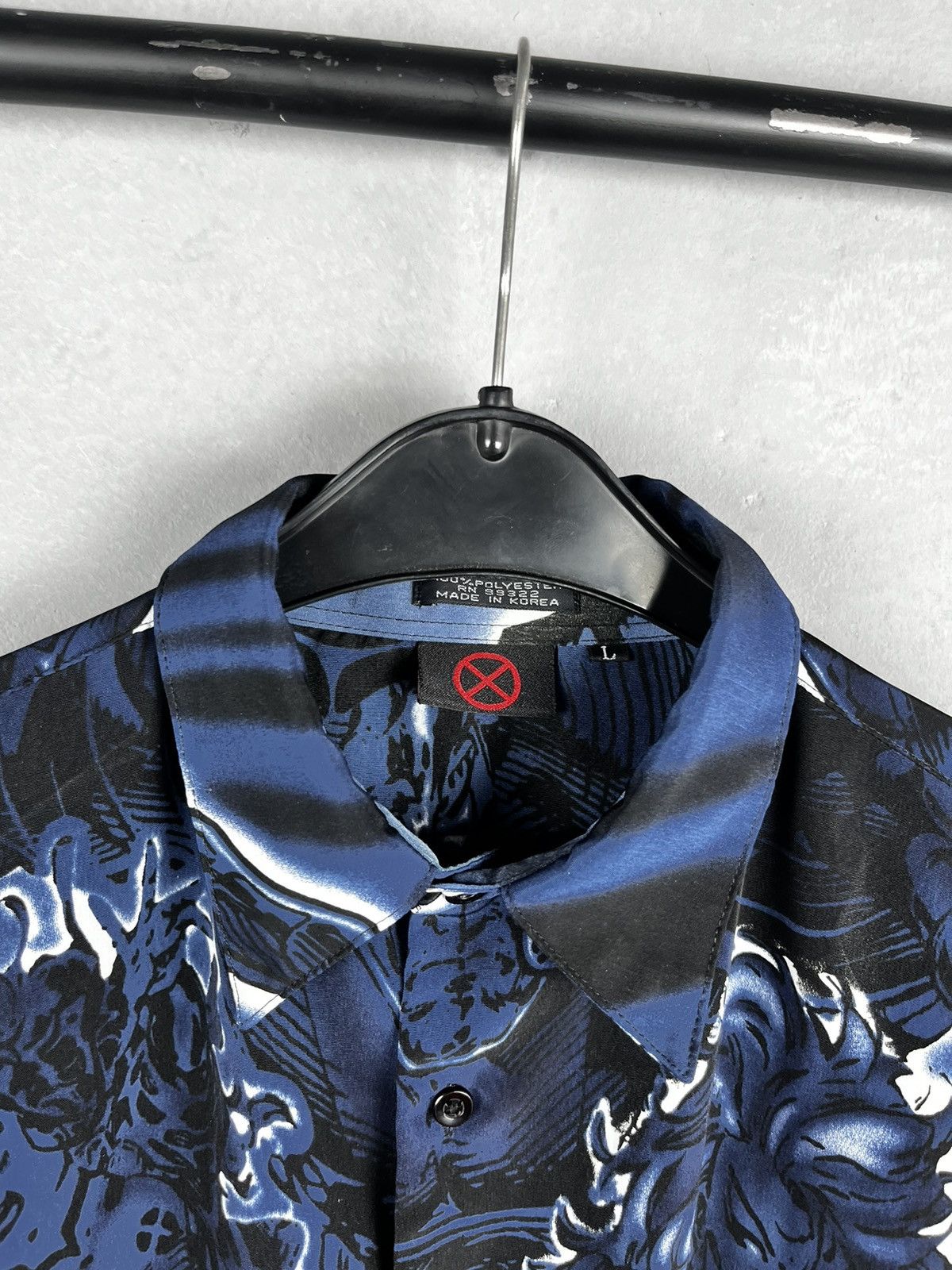 Marvel Comics × Vintage Vintage 2001 button shirt crazy wolverine graphics rare L Size US L / EU 52-54 / 3 - 2 Thumbnail