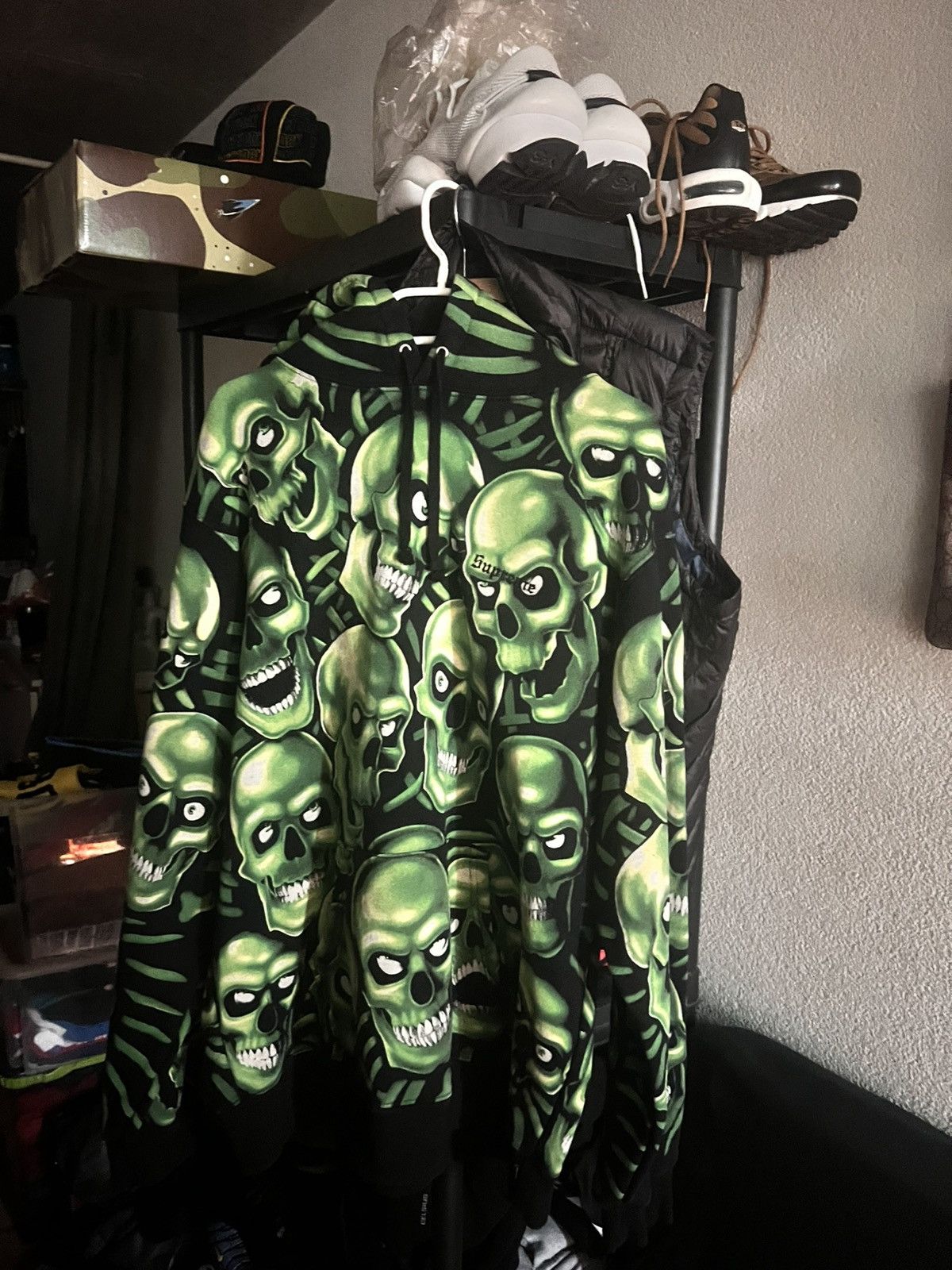 Supreme Supreme skull pile hooded sweatshirt | Grailed
