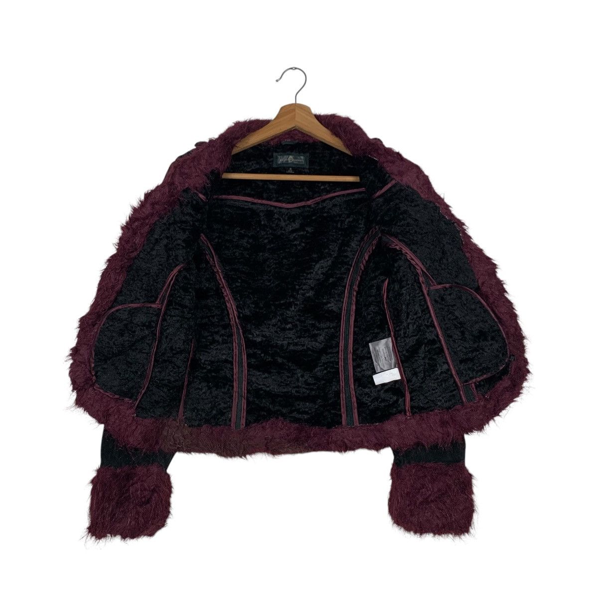 Wilsons Leather WILSONS LEATHER Fur Lined Suede Jacket Crop Jacket #2166-C95 Size S / US 4 / IT 40 - 11 Thumbnail