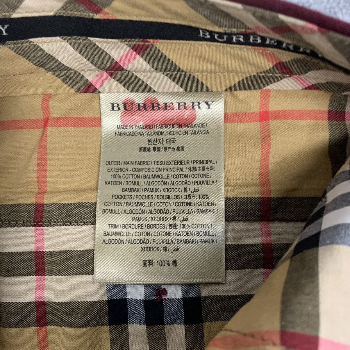 Burberry Burberry London England Casual Cotton Pants Size 50 Burgundy Size US 34 / EU 50 - 5 Thumbnail