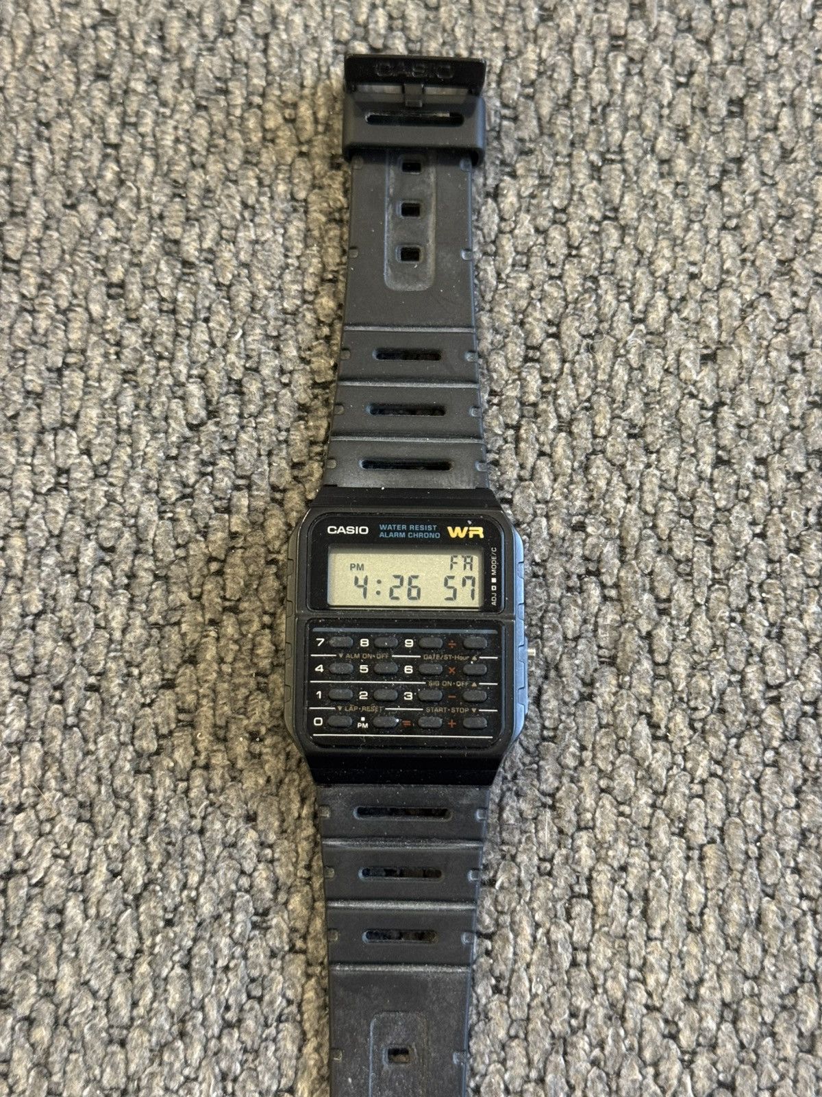 Casio Casio Rubber Calculator Digital Watch Twincept Databank Size ONE SIZE - 1 Thumbnail