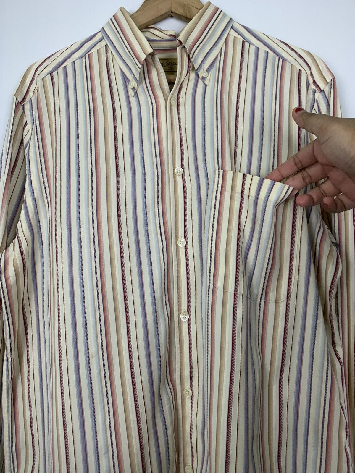 Paul Stuart × Vintage Vintage Paul Stuart Button Shirt Size US L / EU 52-54 / 3 - 6 Thumbnail