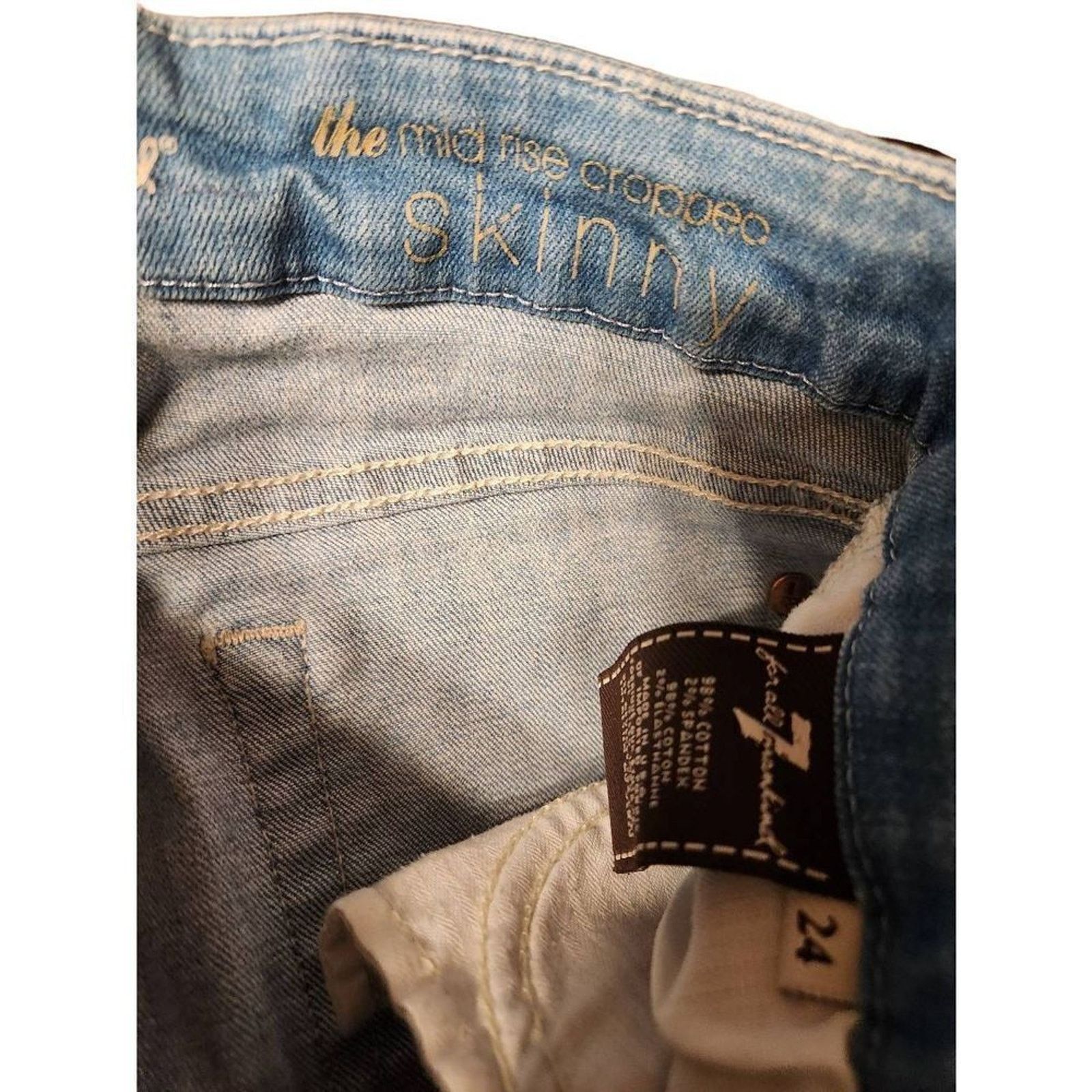 7 For All Mankind 7 for all mankind size 24 jeans Size 24" / US 00 / IT 34 - 6 Thumbnail